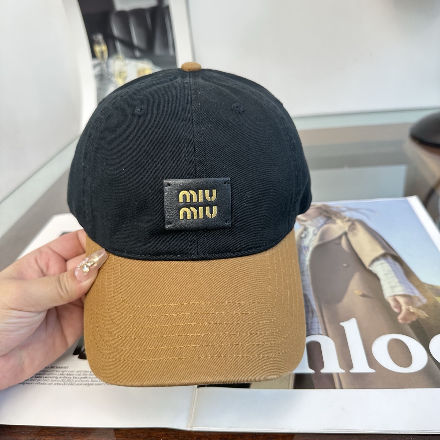 谬谬miumiu 原单 新款棒球帽，正品开模订制，原版做工细致质量超赞！