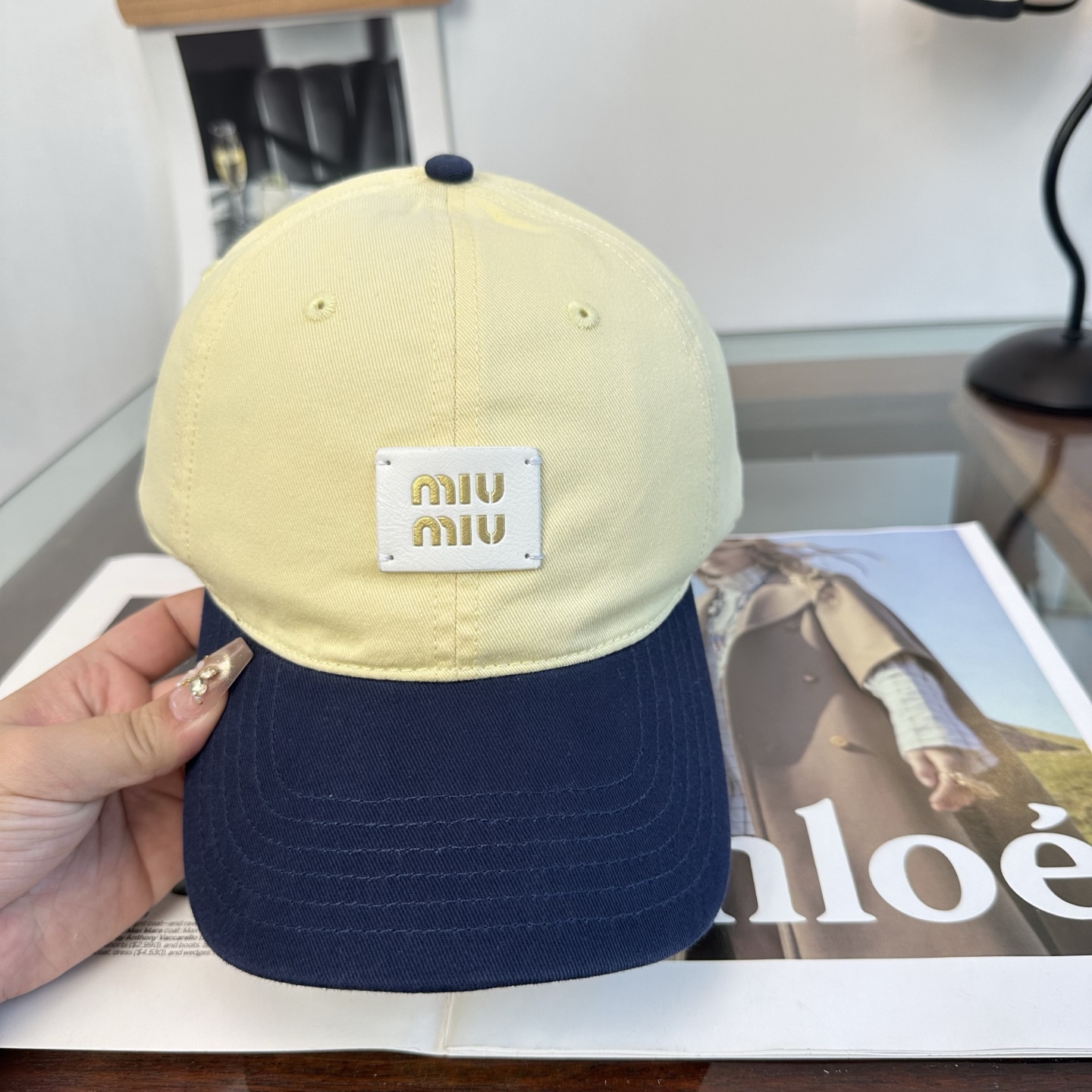 谬谬miumiu 原单 新款棒球帽，正品开模订制，原版做工细致质量超赞！