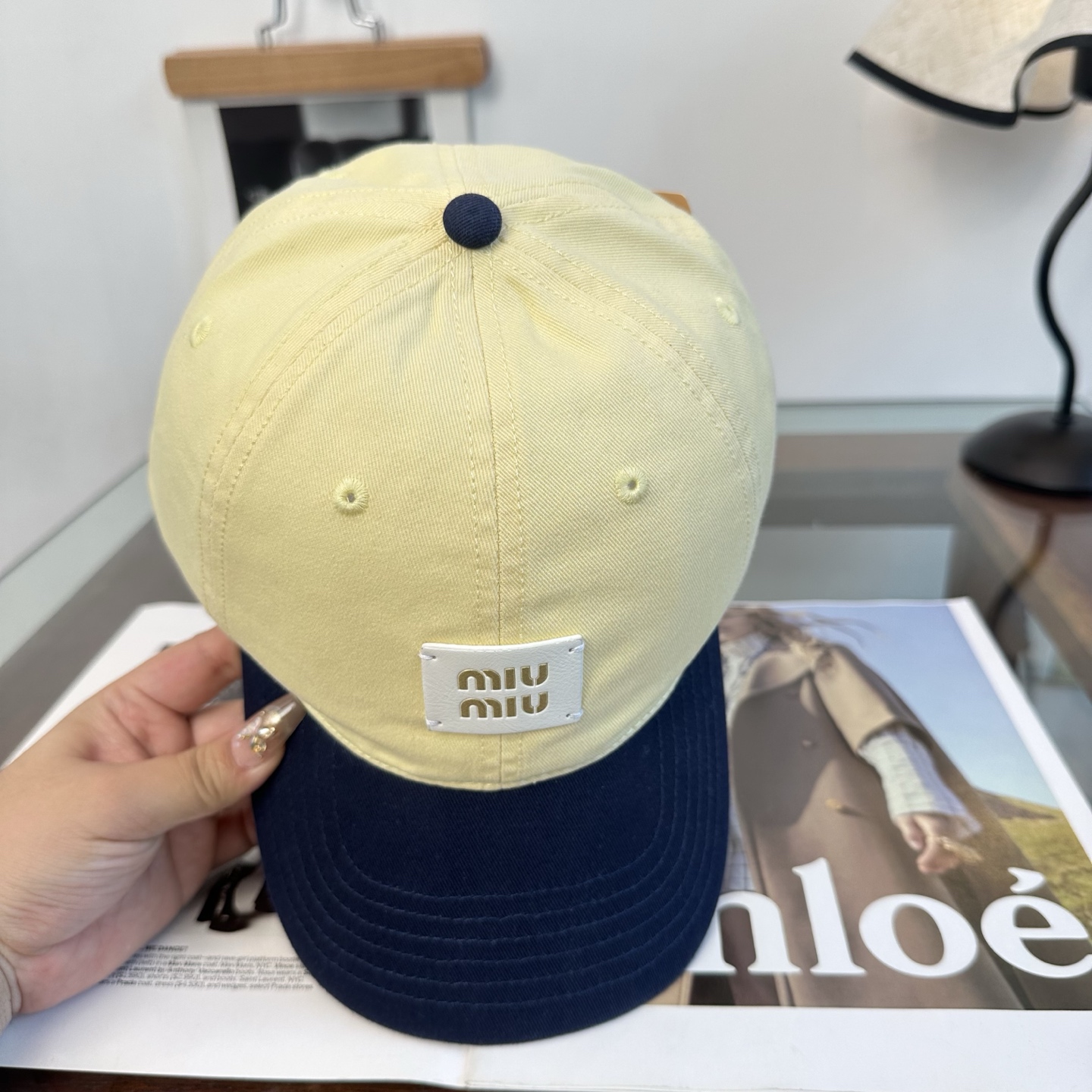 谬谬miumiu 原单 新款棒球帽，正品开模订制，原版做工细致质量超赞！