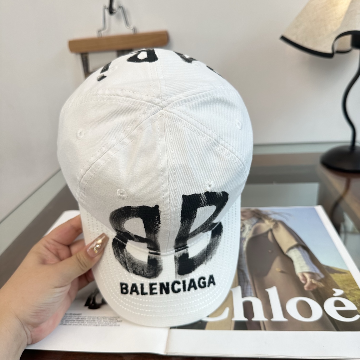 新品Balenciaga 巴黎世家字母新款棒球帽 现货秒发🧢简约时尚超级无敌好看的帽子！情侣款！