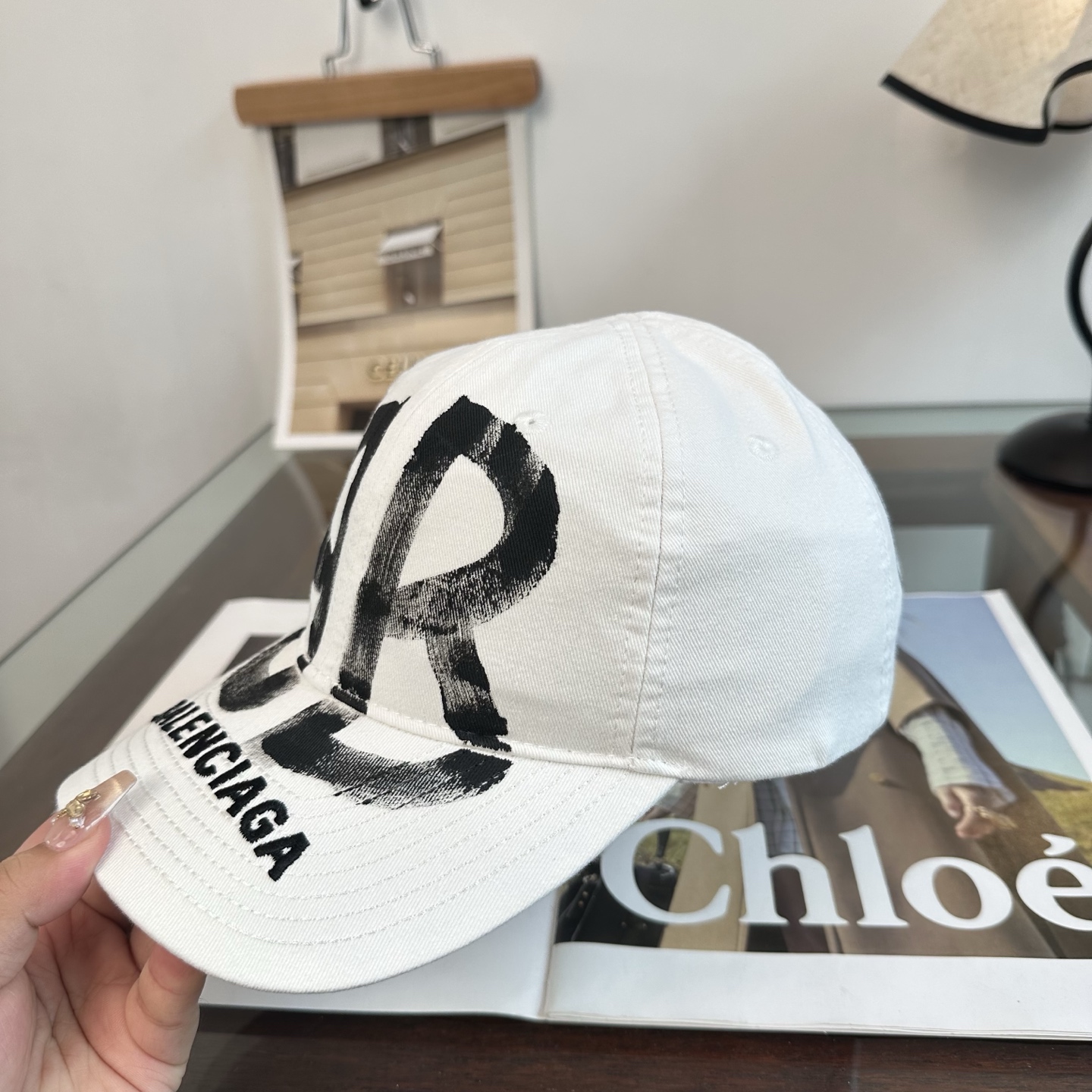 新品Balenciaga 巴黎世家字母新款棒球帽 现货秒发🧢简约时尚超级无敌好看的帽子！情侣款！