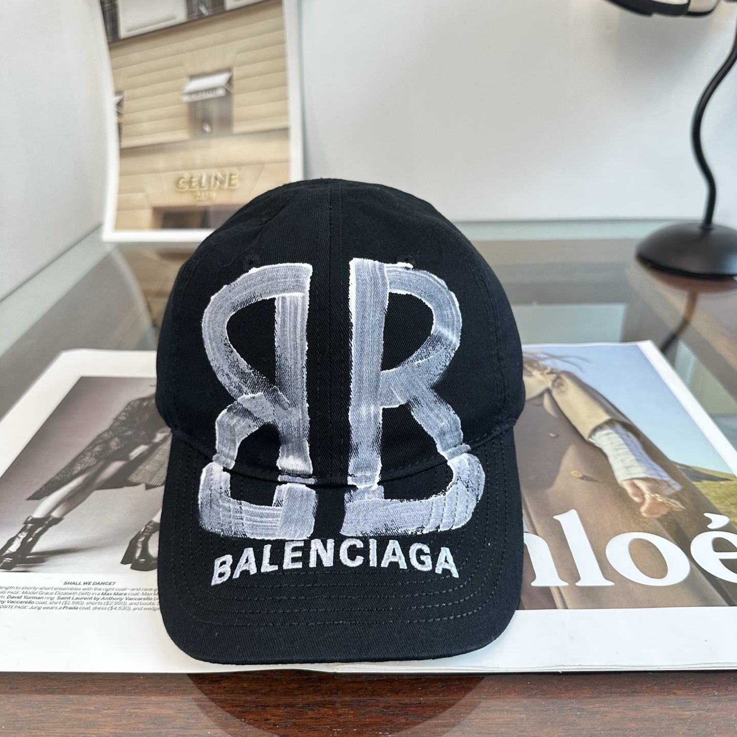 新品Balenciaga 巴黎世家字母新款棒球帽 现货秒发🧢简约时尚超级无敌好看的帽子！情侣款！