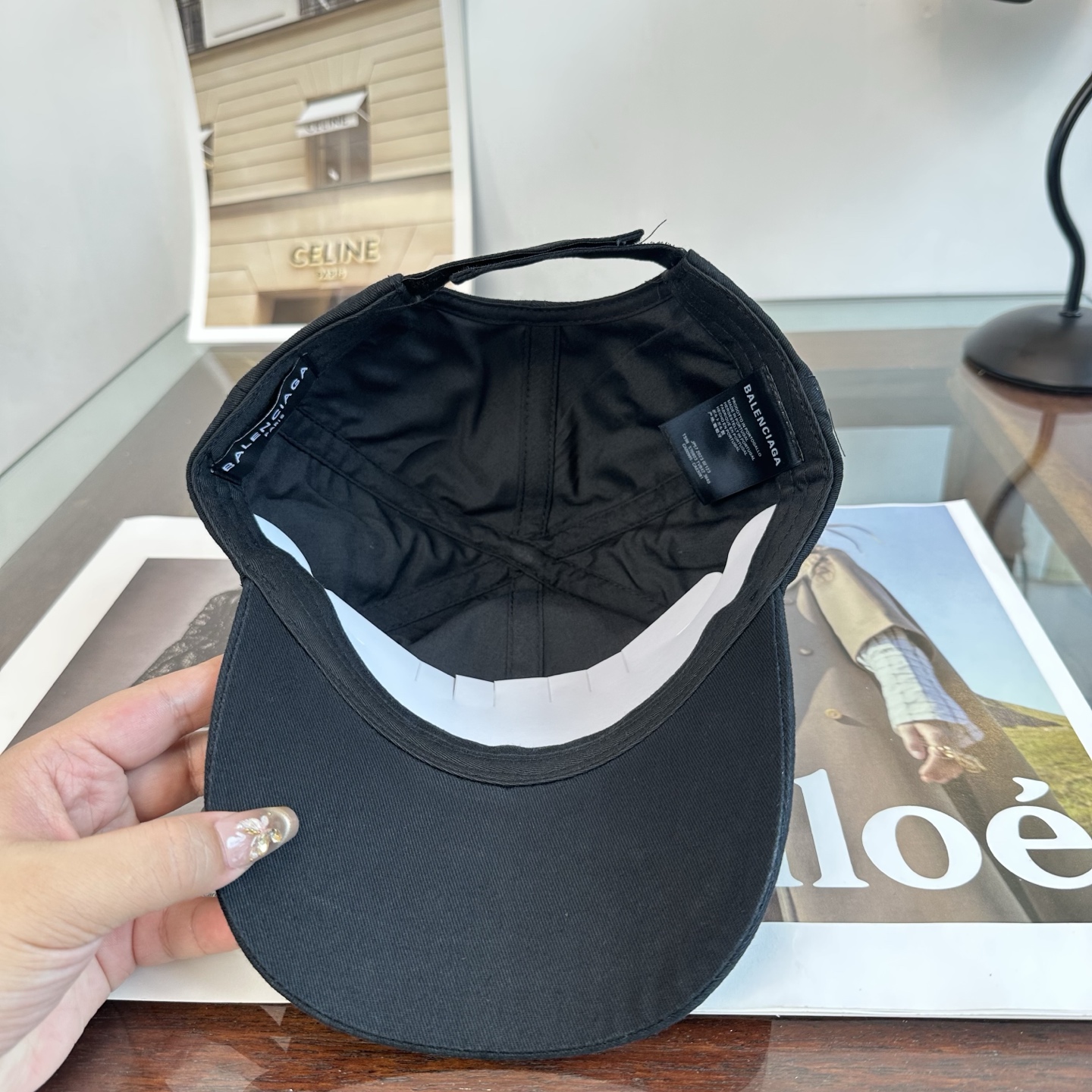 新品Balenciaga 巴黎世家字母新款棒球帽 现货秒发🧢简约时尚超级无敌好看的帽子！情侣款！