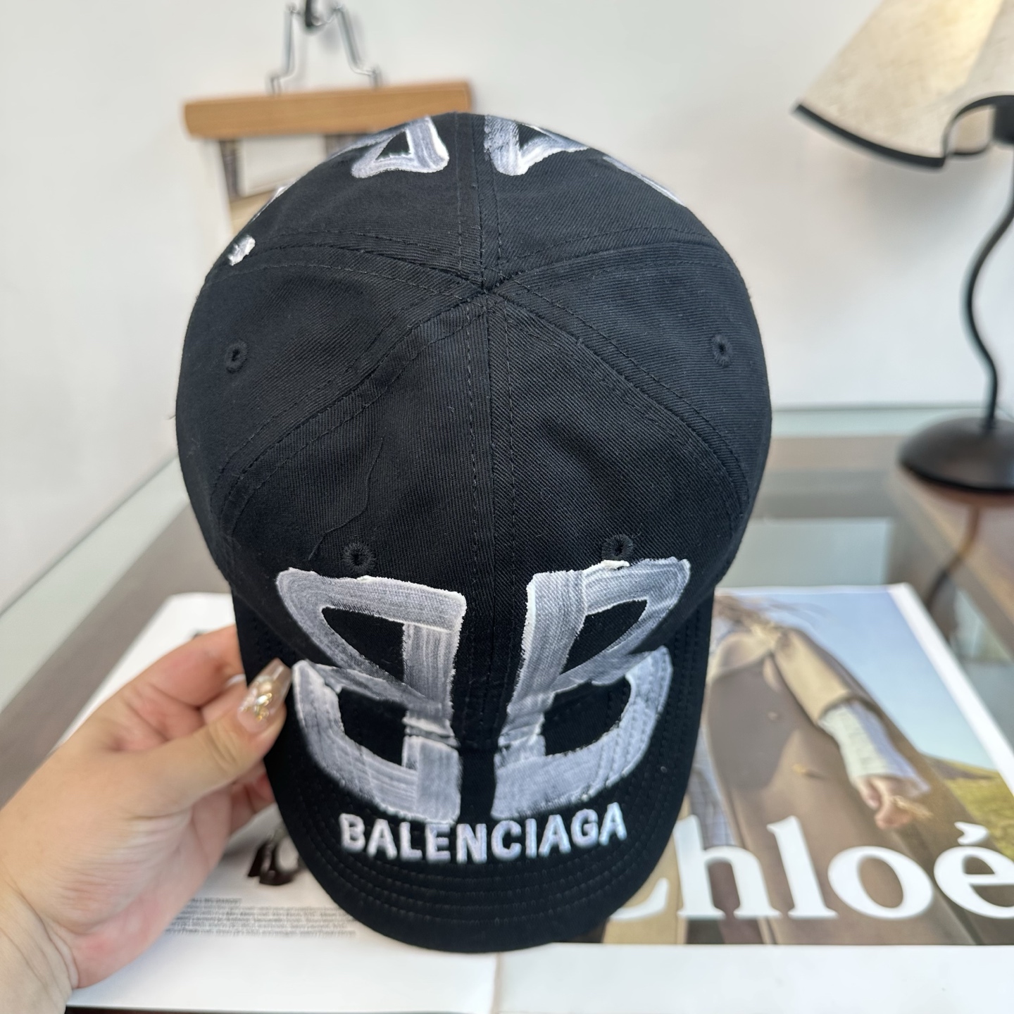 新品Balenciaga 巴黎世家字母新款棒球帽 现货秒发🧢简约时尚超级无敌好看的帽子！情侣款！