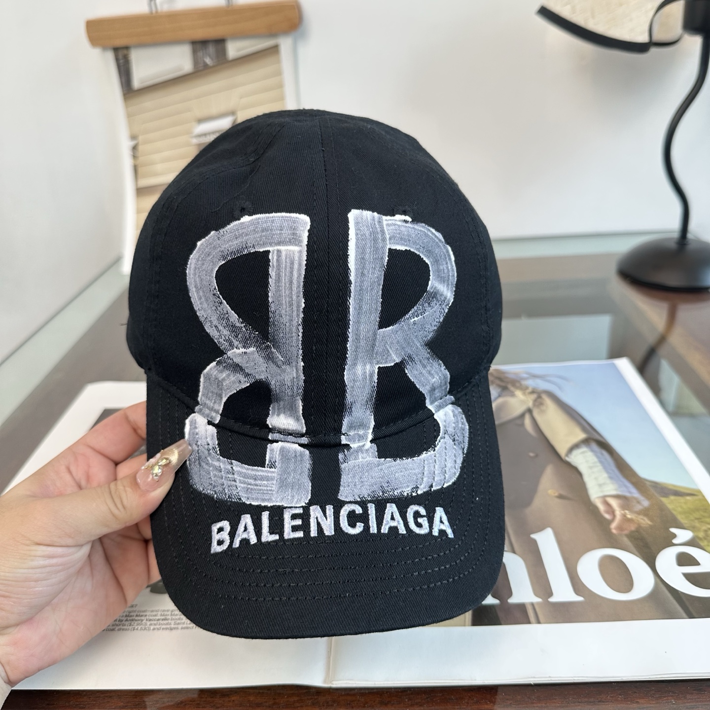 新品Balenciaga 巴黎世家字母新款棒球帽 现货秒发🧢简约时尚超级无敌好看的帽子！情侣款！