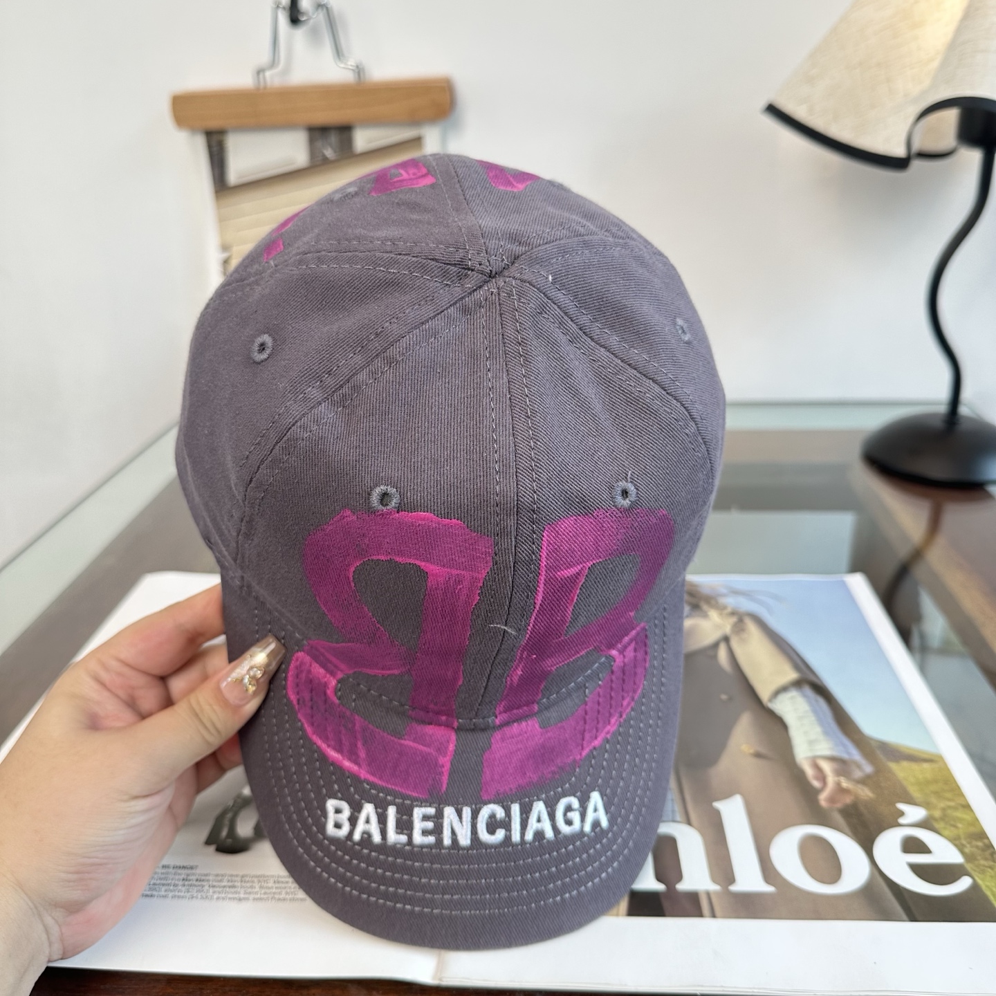 新品Balenciaga 巴黎世家字母新款棒球帽 现货秒发🧢简约时尚超级无敌好看的帽子！情侣款！