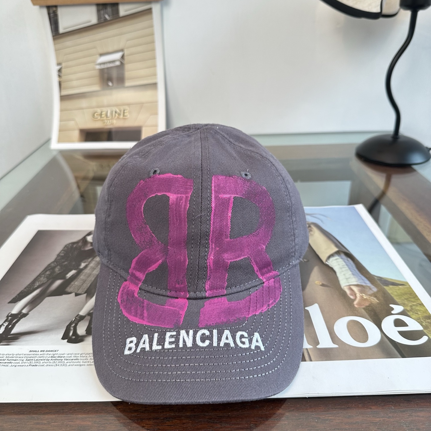 新品Balenciaga 巴黎世家字母新款棒球帽 现货秒发🧢简约时尚超级无敌好看的帽子！情侣款！