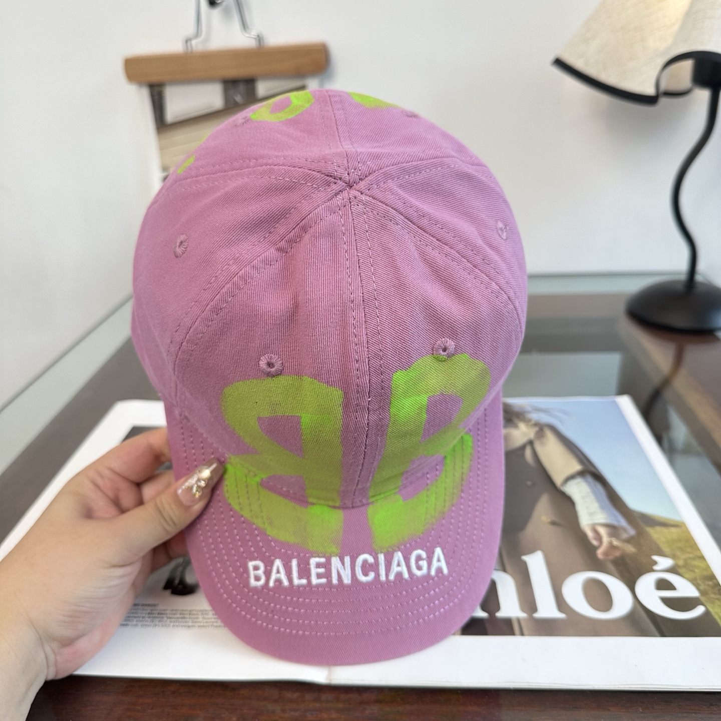 新品Balenciaga 巴黎世家字母新款棒球帽 现货秒发🧢简约时尚超级无敌好看的帽子！情侣款！