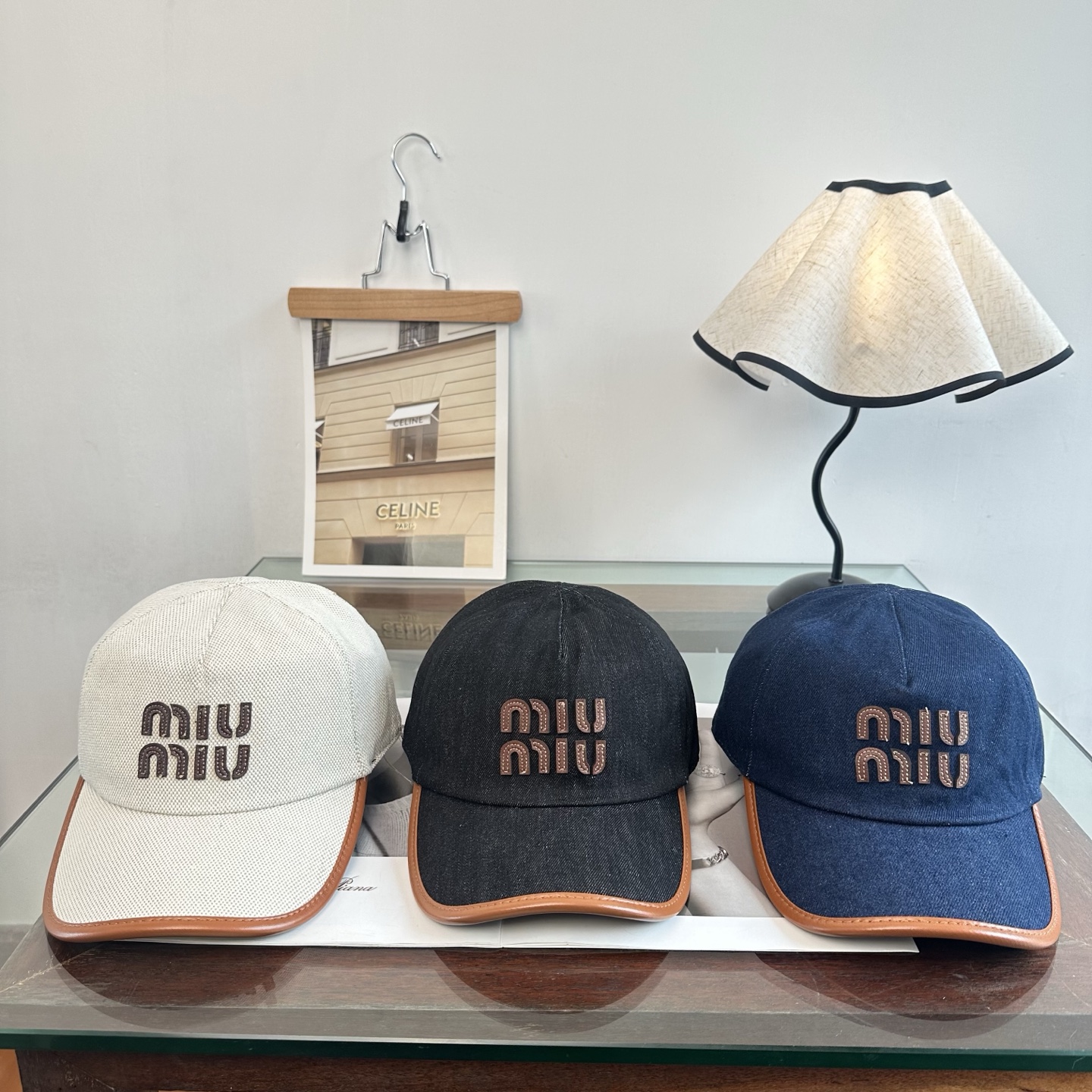 谬谬miumiu 原单 新款棒球帽，正品开模订制，原版做工细致质量超赞！