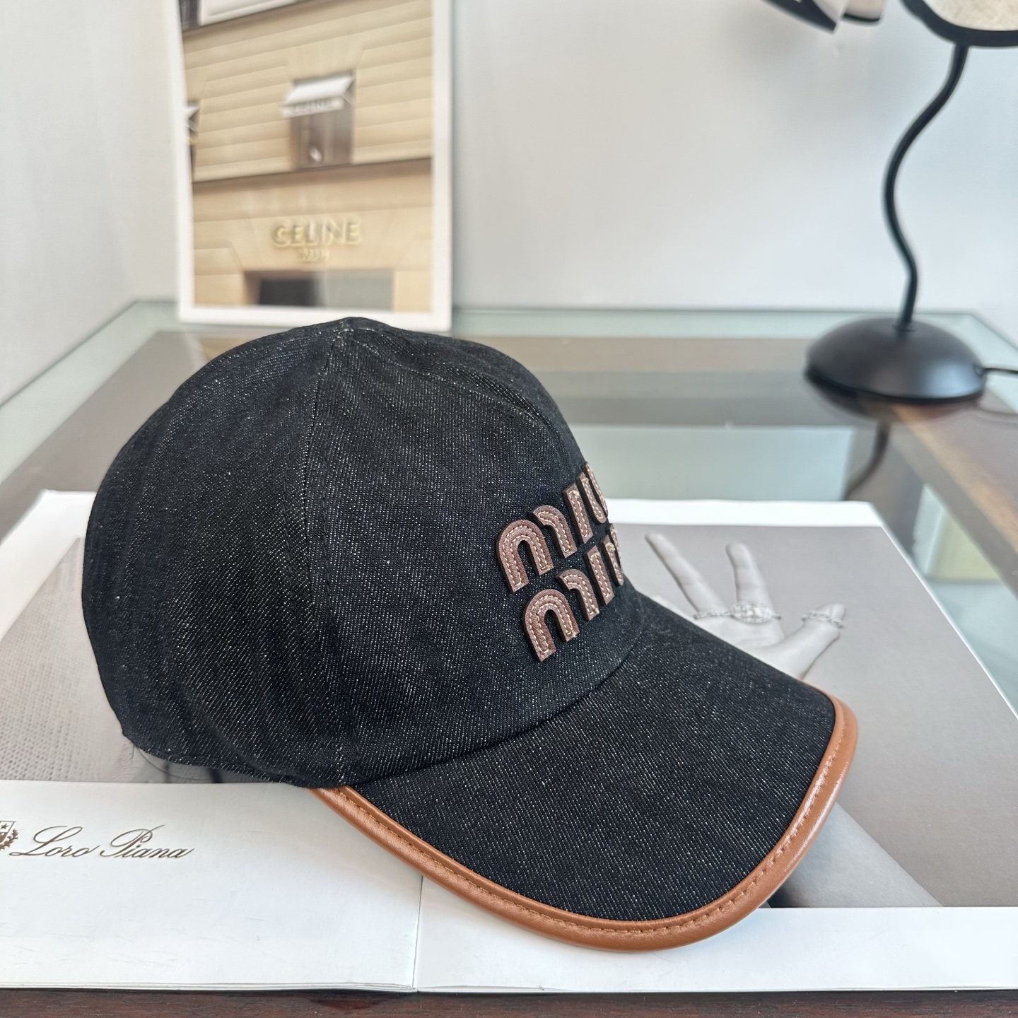 谬谬miumiu 原单 新款棒球帽，正品开模订制，原版做工细致质量超赞！