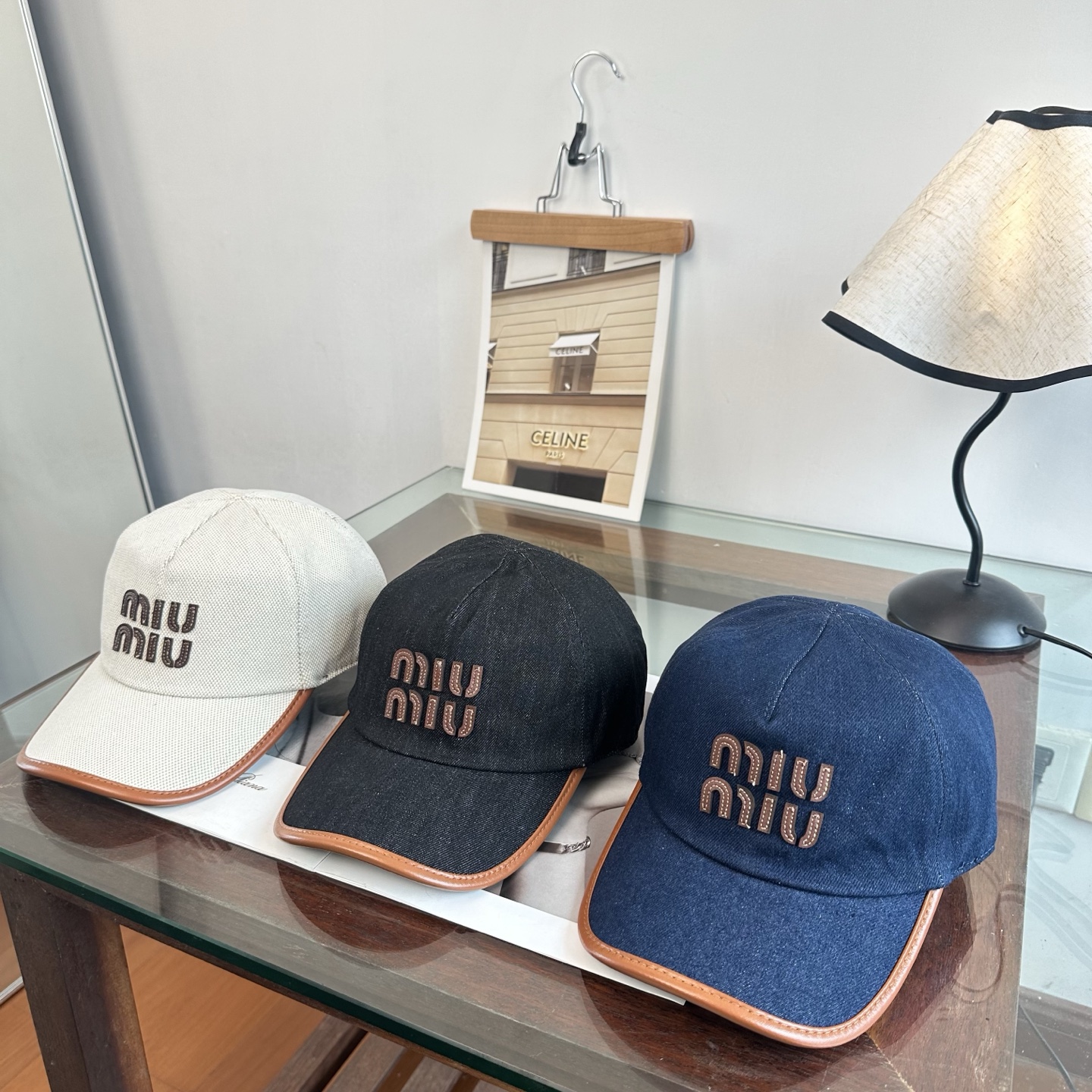 谬谬miumiu 原单 新款棒球帽，正品开模订制，原版做工细致质量超赞！