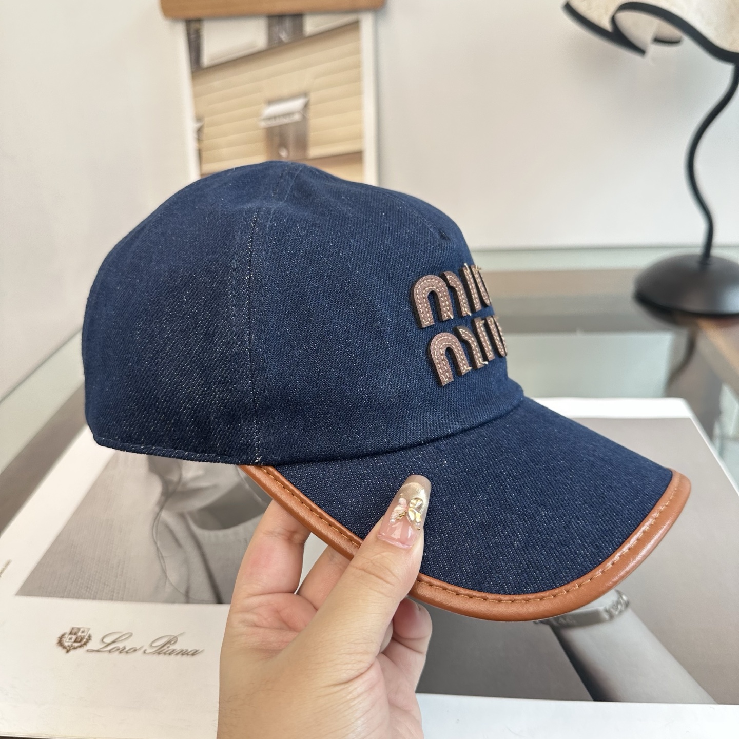 谬谬miumiu 原单 新款棒球帽，正品开模订制，原版做工细致质量超赞！