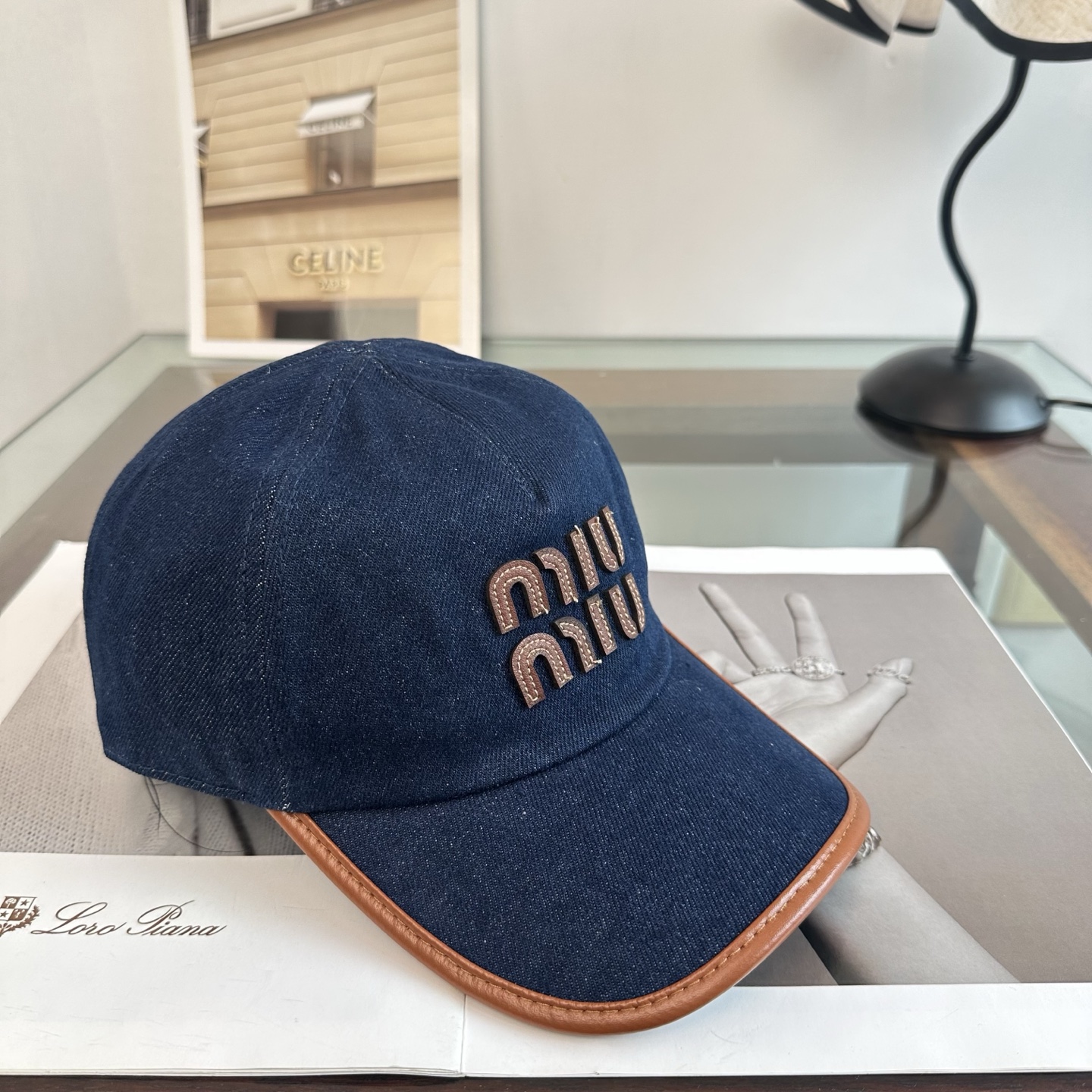 谬谬miumiu 原单 新款棒球帽，正品开模订制，原版做工细致质量超赞！