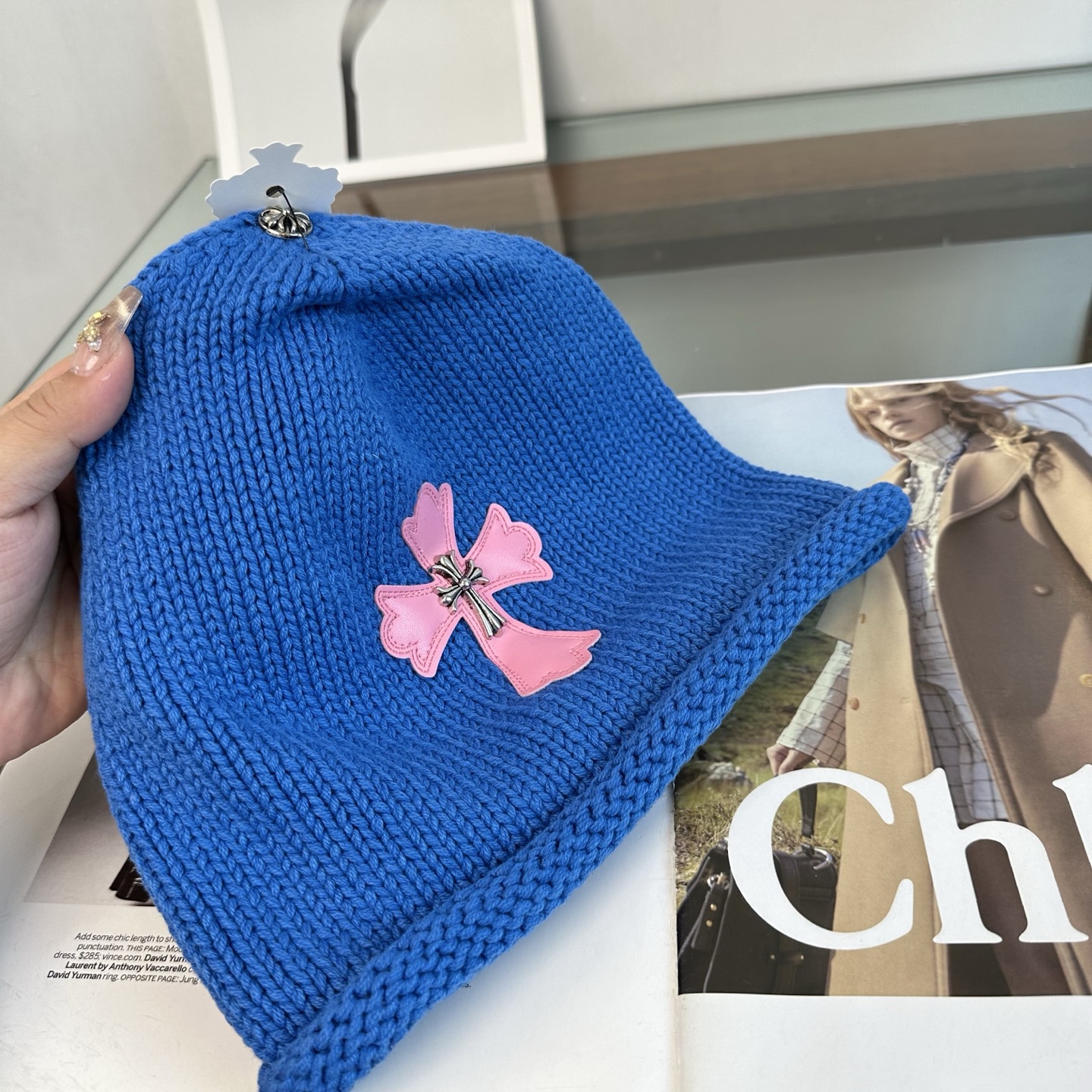 克罗心 👒 秋冬新款针织毛线帽，超火爆💖质感一流，出街超好搭配！减龄神器