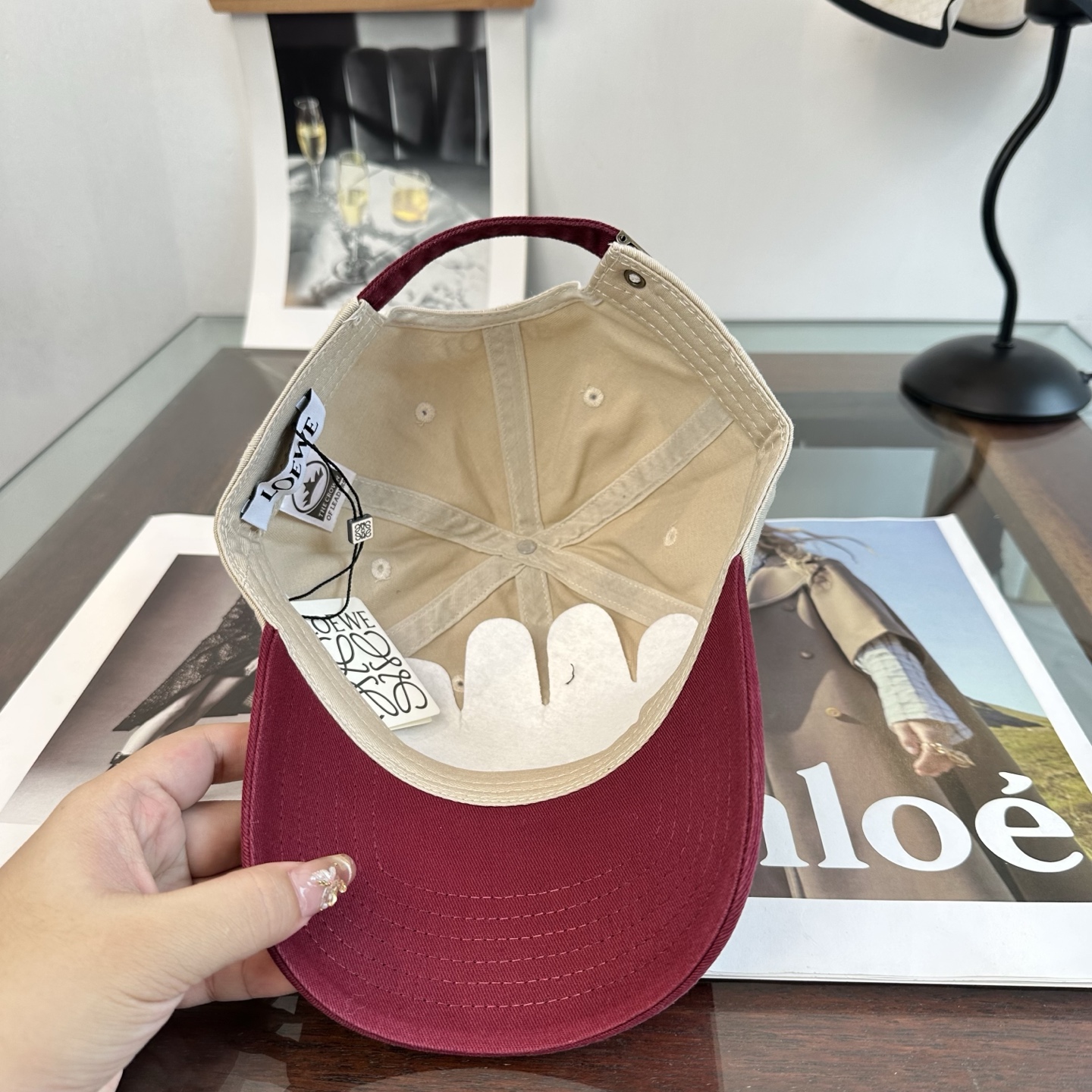 LOEWE【罗意威】新款棒球帽，专柜同步出货，大牌款超好搭配，赶紧入手