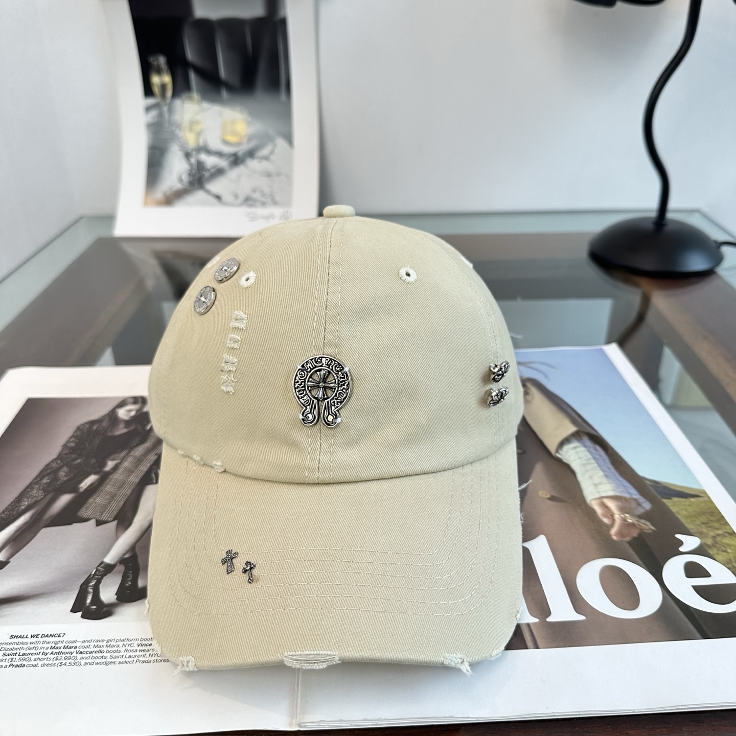 Chrome hearts 克罗心 新款十字架 高品质棒球帽，高端定制版！网红时尚博主同款！墙裂推荐！质量巨好！谁戴谁好