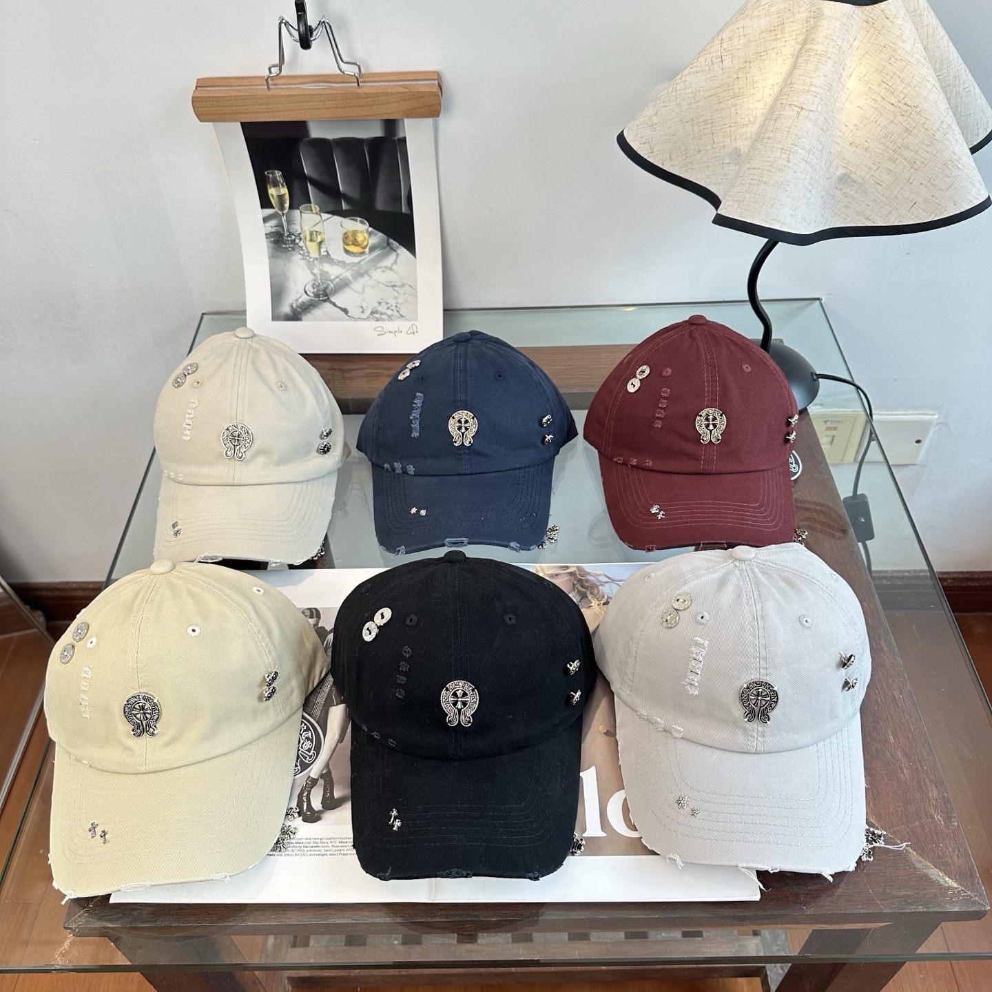 Chrome hearts 克罗心 新款十字架 高品质棒球帽，高端定制版！网红时尚博主同款！墙裂推荐！质量巨好！谁戴谁好