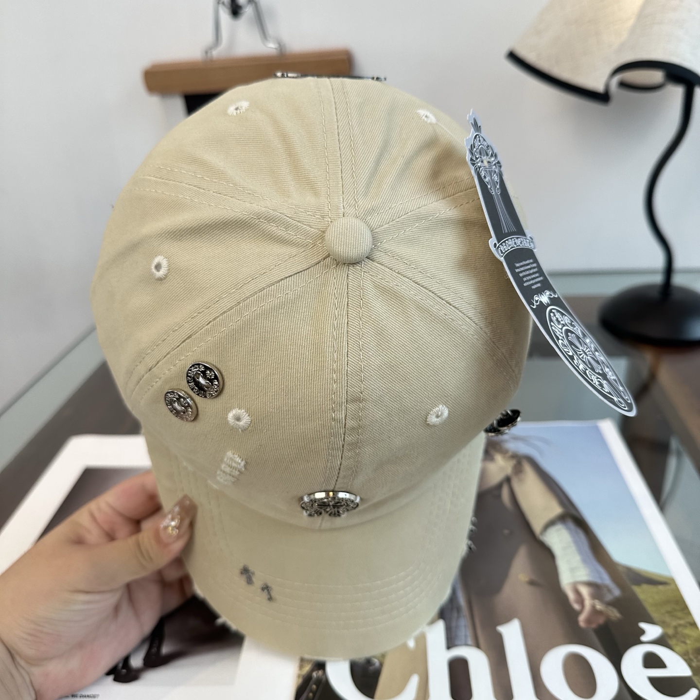 Chrome hearts 克罗心 新款十字架 高品质棒球帽，高端定制版！网红时尚博主同款！墙裂推荐！质量巨好！谁戴谁好
