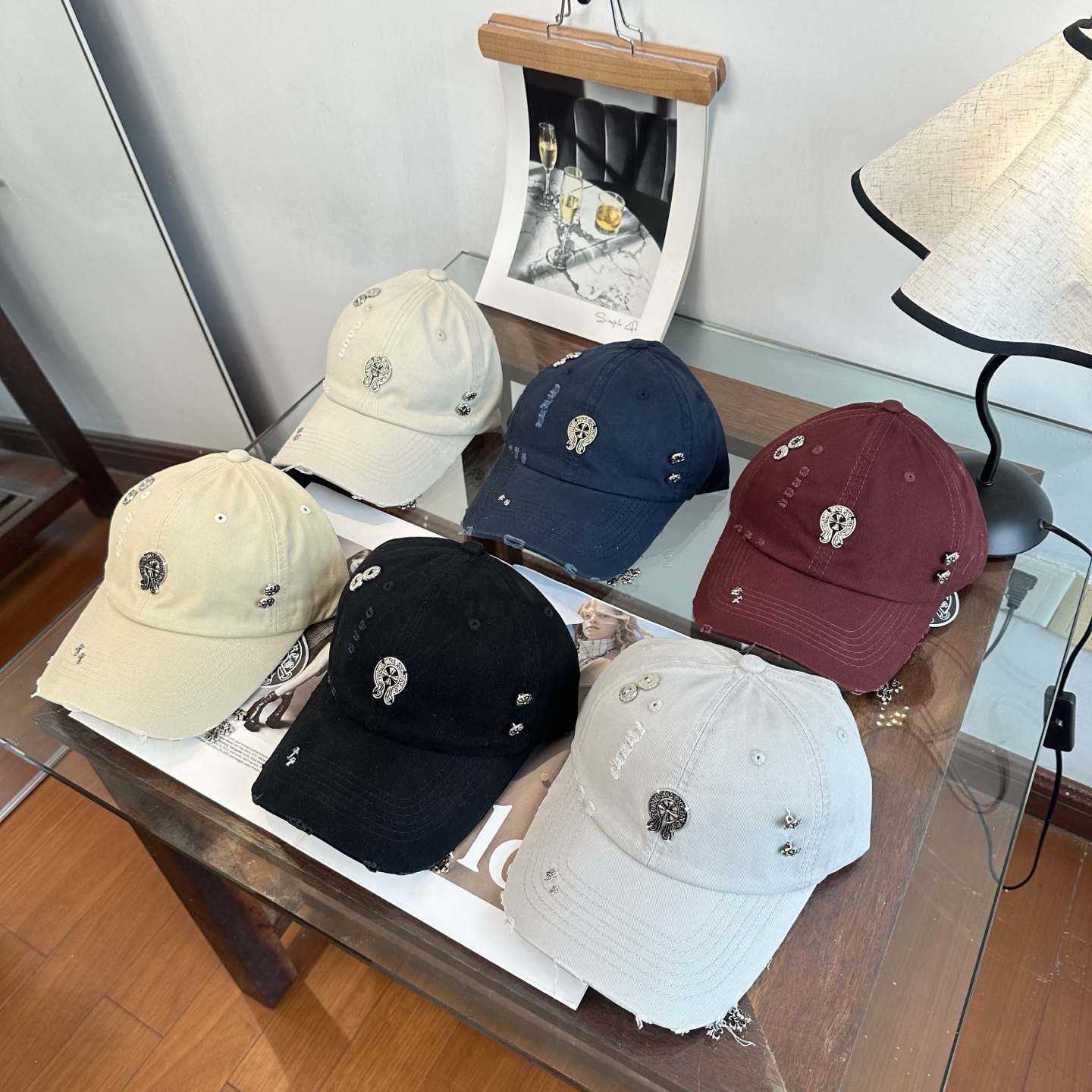 Chrome hearts 克罗心 新款十字架 高品质棒球帽，高端定制版！网红时尚博主同款！墙裂推荐！质量巨好！谁戴谁好