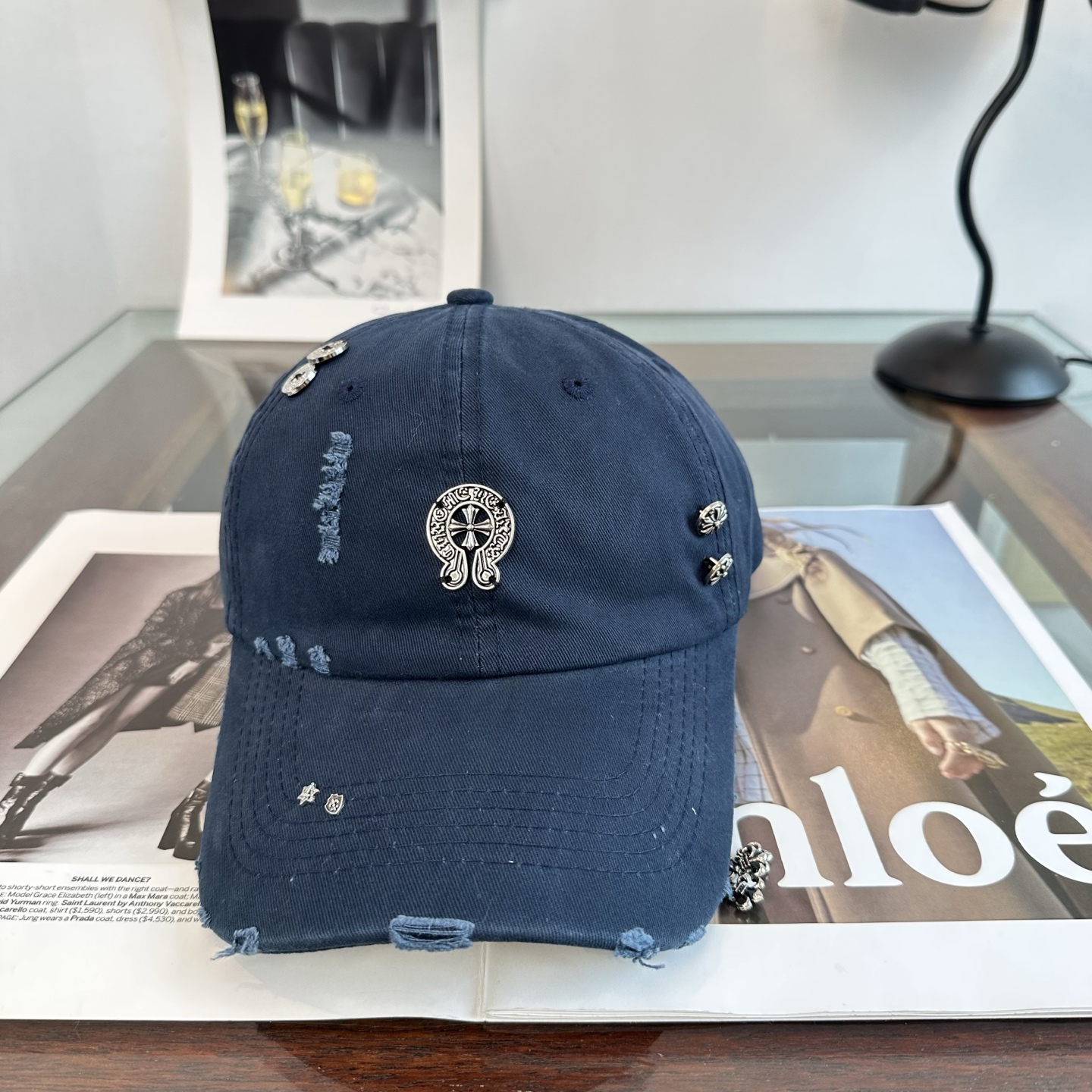 Chrome hearts 克罗心 新款十字架 高品质棒球帽，高端定制版！网红时尚博主同款！墙裂推荐！质量巨好！谁戴谁好