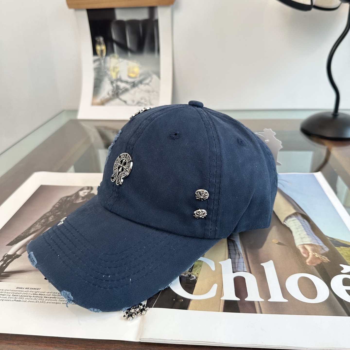 Chrome hearts 克罗心 新款十字架 高品质棒球帽，高端定制版！网红时尚博主同款！墙裂推荐！质量巨好！谁戴谁好