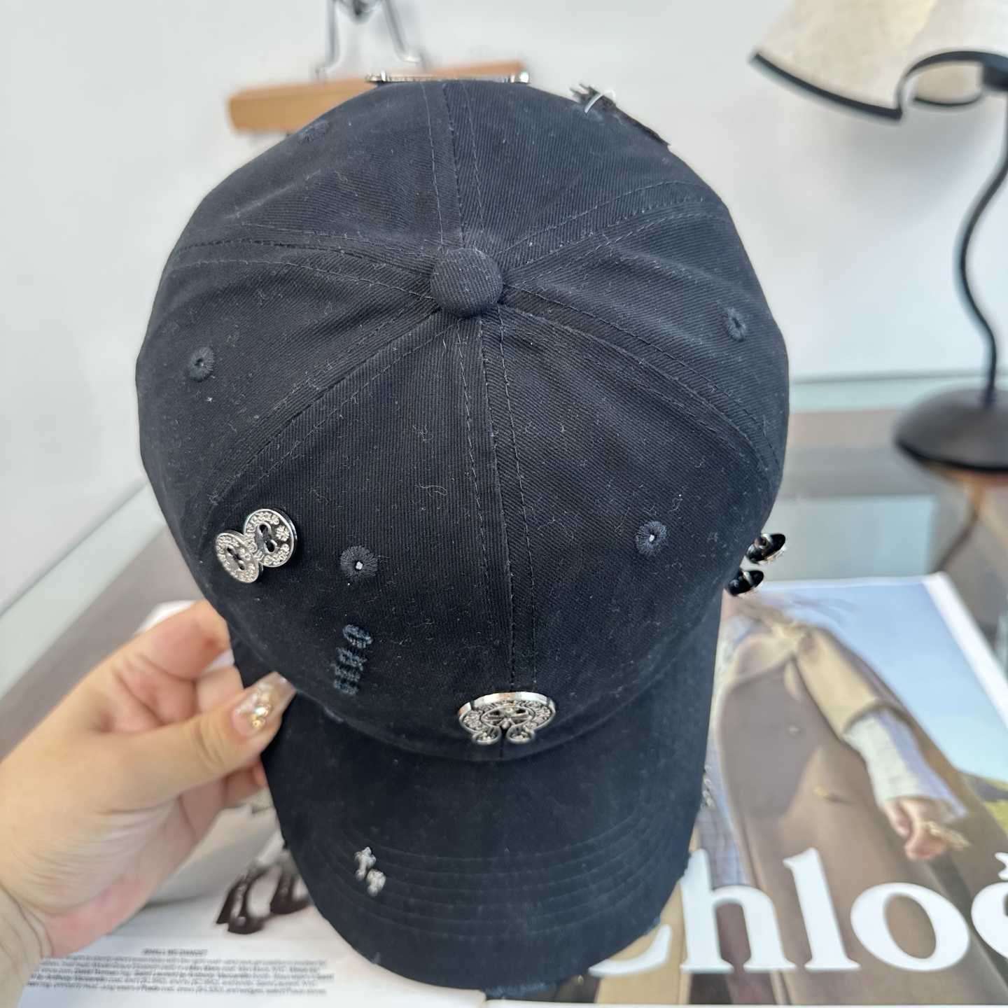 Chrome hearts 克罗心 新款十字架 高品质棒球帽，高端定制版！网红时尚博主同款！墙裂推荐！质量巨好！谁戴谁好