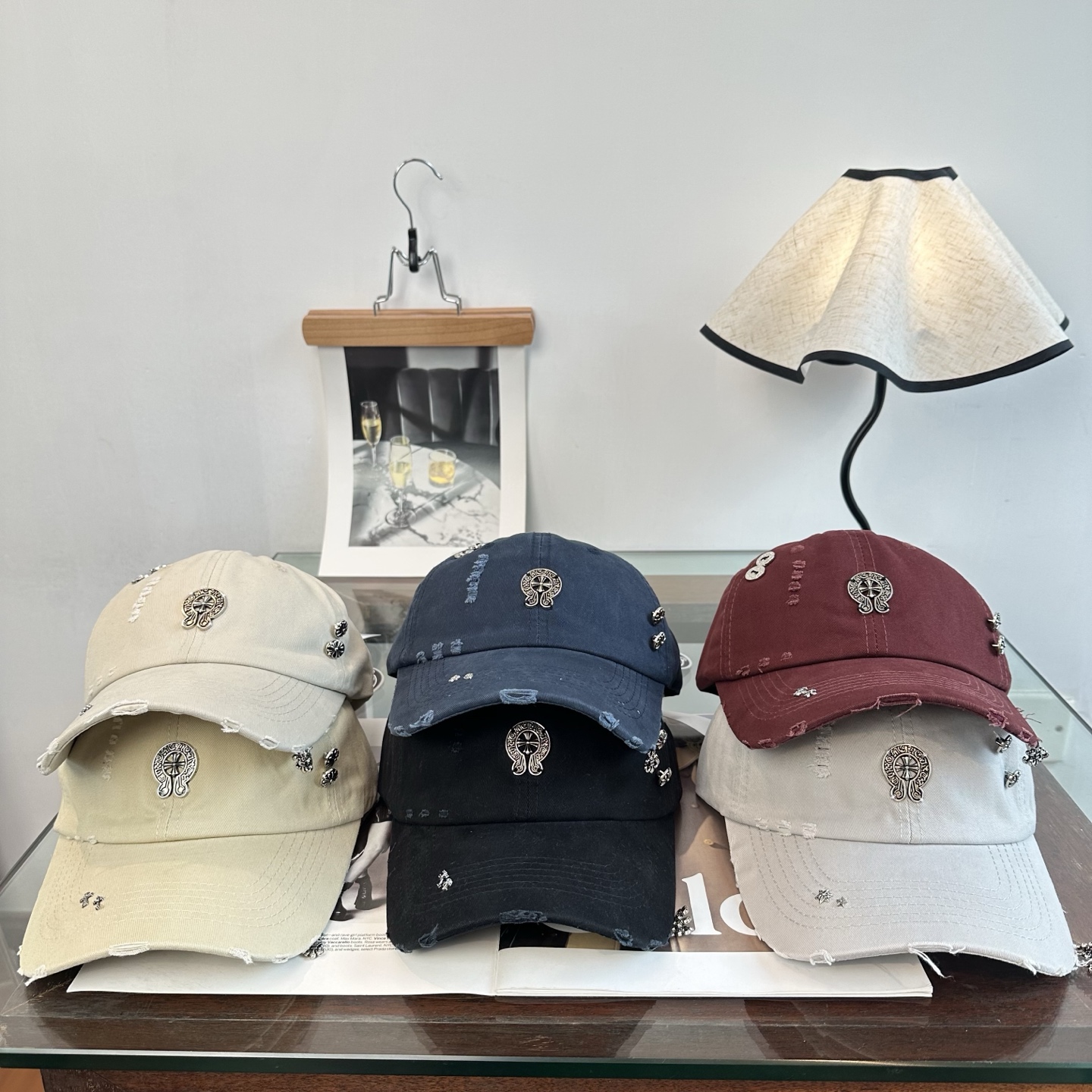 Chrome hearts 克罗心 新款十字架 高品质棒球帽，高端定制版！网红时尚博主同款！墙裂推荐！质量巨好！谁戴谁好