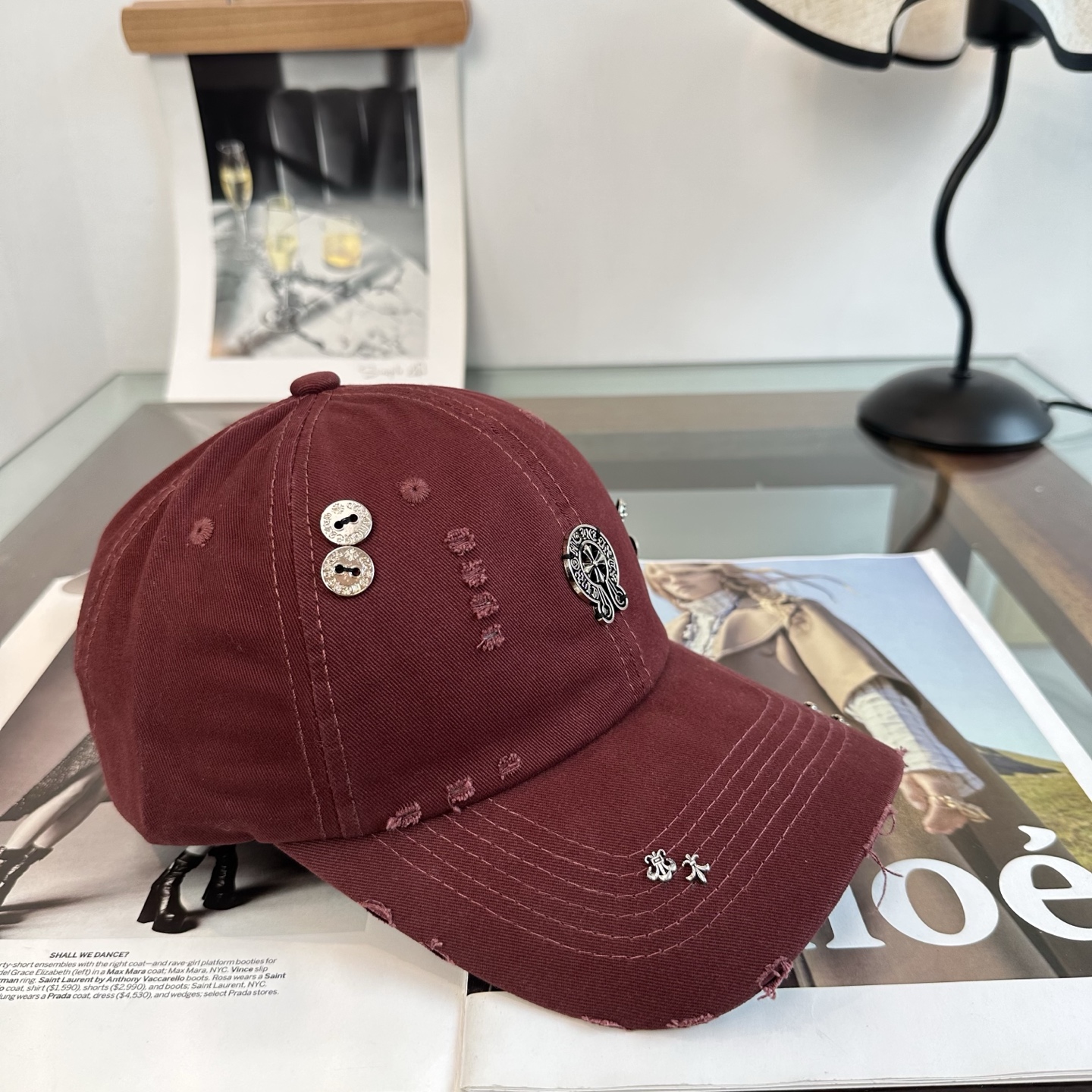 Chrome hearts 克罗心 新款十字架 高品质棒球帽，高端定制版！网红时尚博主同款！墙裂推荐！质量巨好！谁戴谁好