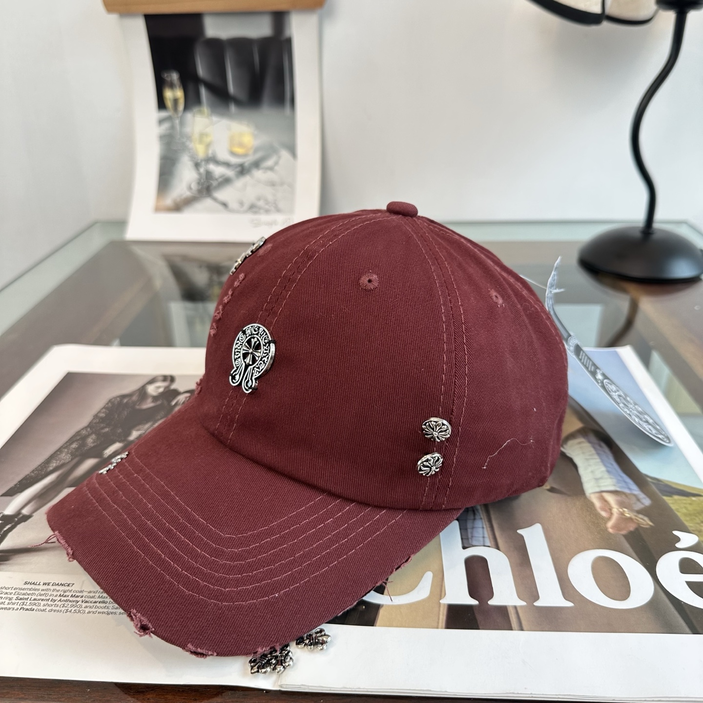 Chrome hearts 克罗心 新款十字架 高品质棒球帽，高端定制版！网红时尚博主同款！墙裂推荐！质量巨好！谁戴谁好