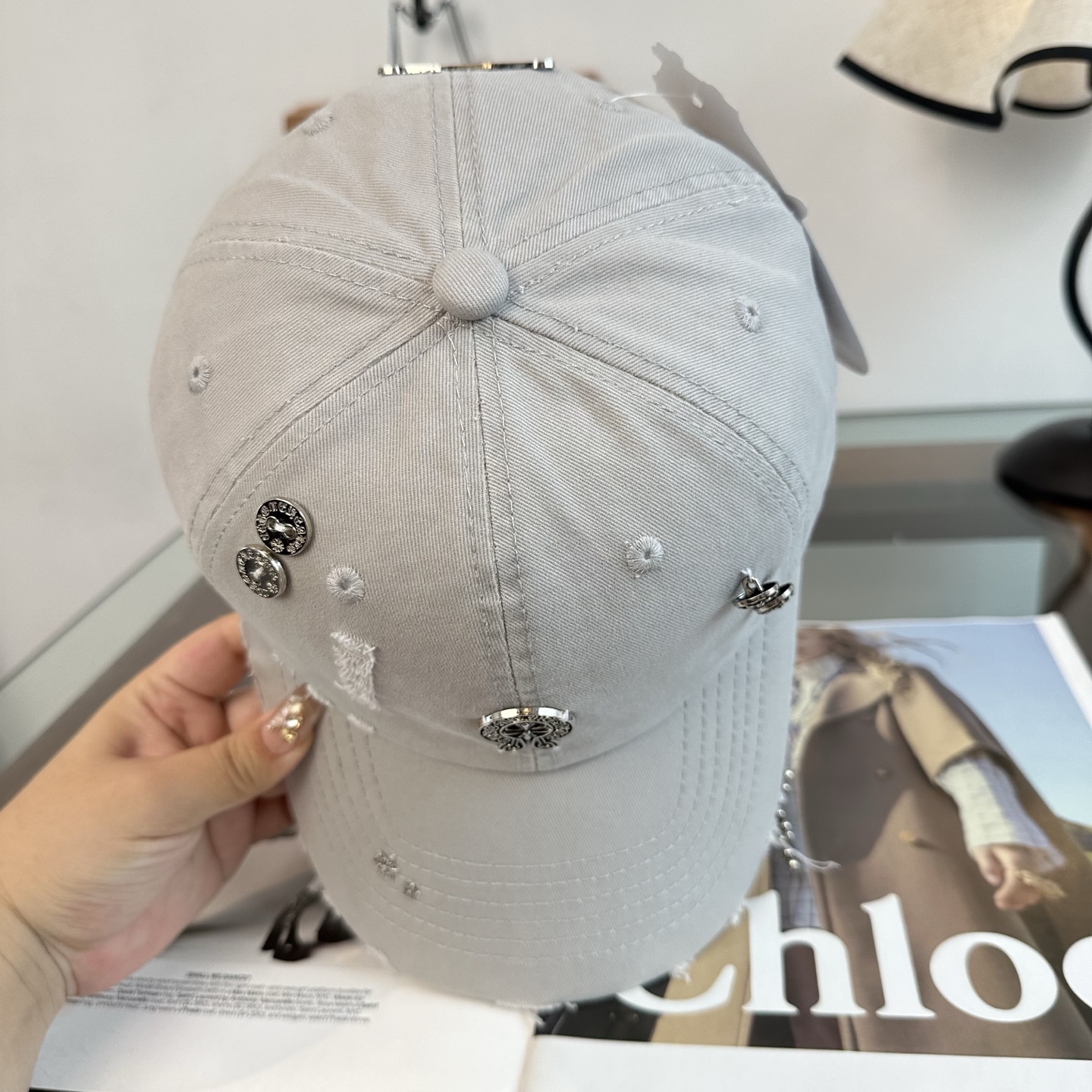 Chrome hearts 克罗心 新款十字架 高品质棒球帽，高端定制版！网红时尚博主同款！墙裂推荐！质量巨好！谁戴谁好