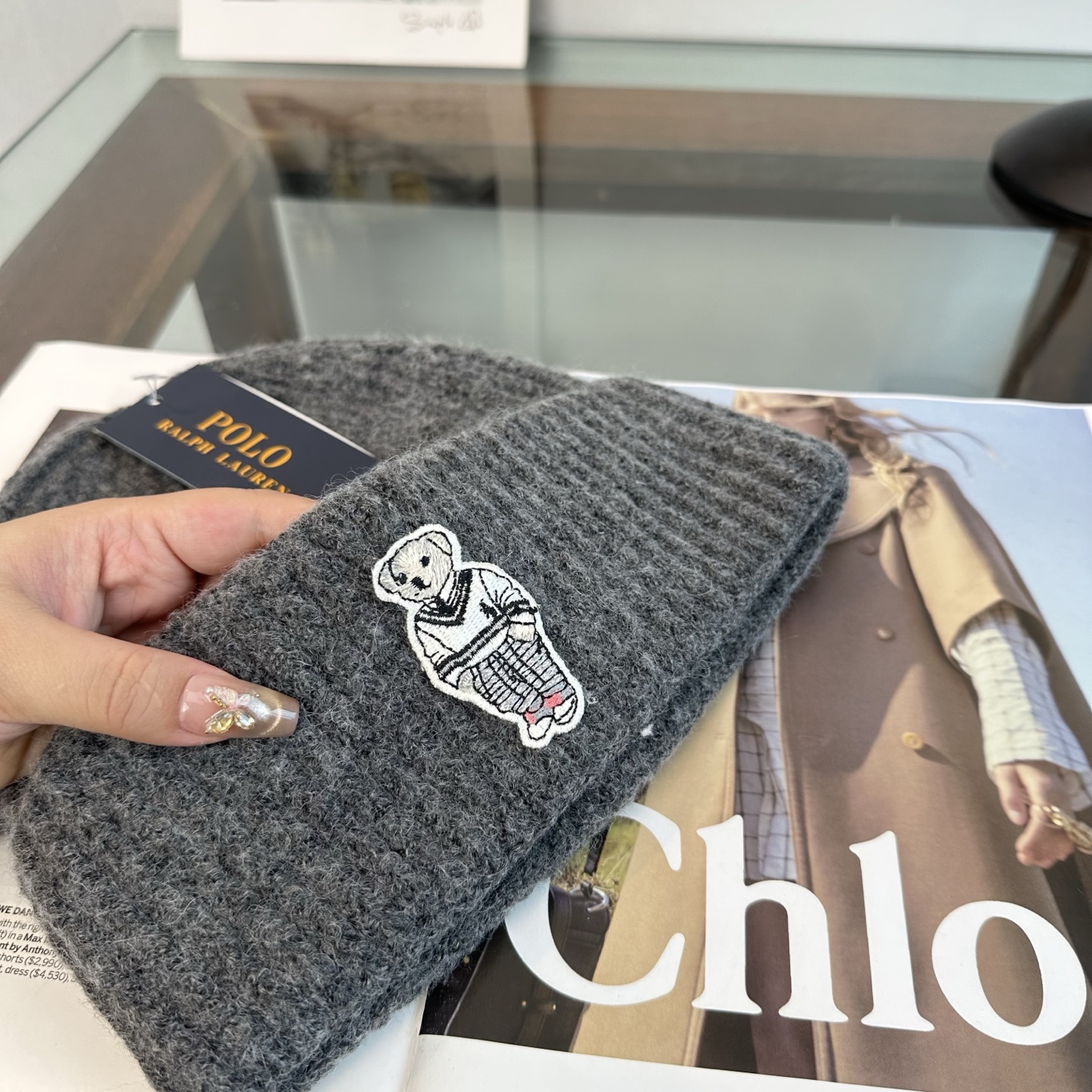 Polo👒 秋冬新款针织毛线帽，超火爆💖质感一流，出街超好搭配！减龄神器