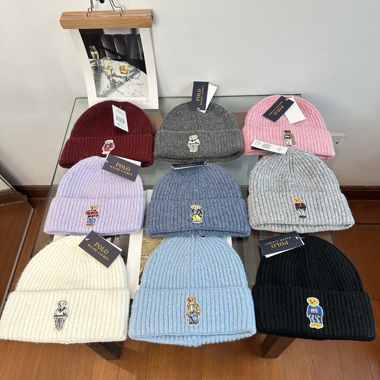 Polo👒 秋冬新款针织毛线帽，超火爆💖质感一流，出街超好搭配！减龄神器