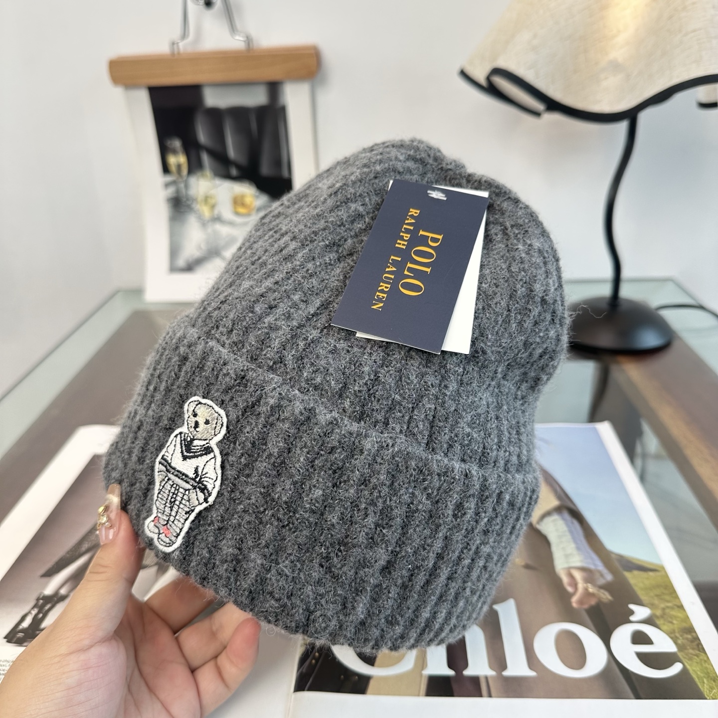 Polo👒 秋冬新款针织毛线帽，超火爆💖质感一流，出街超好搭配！减龄神器
