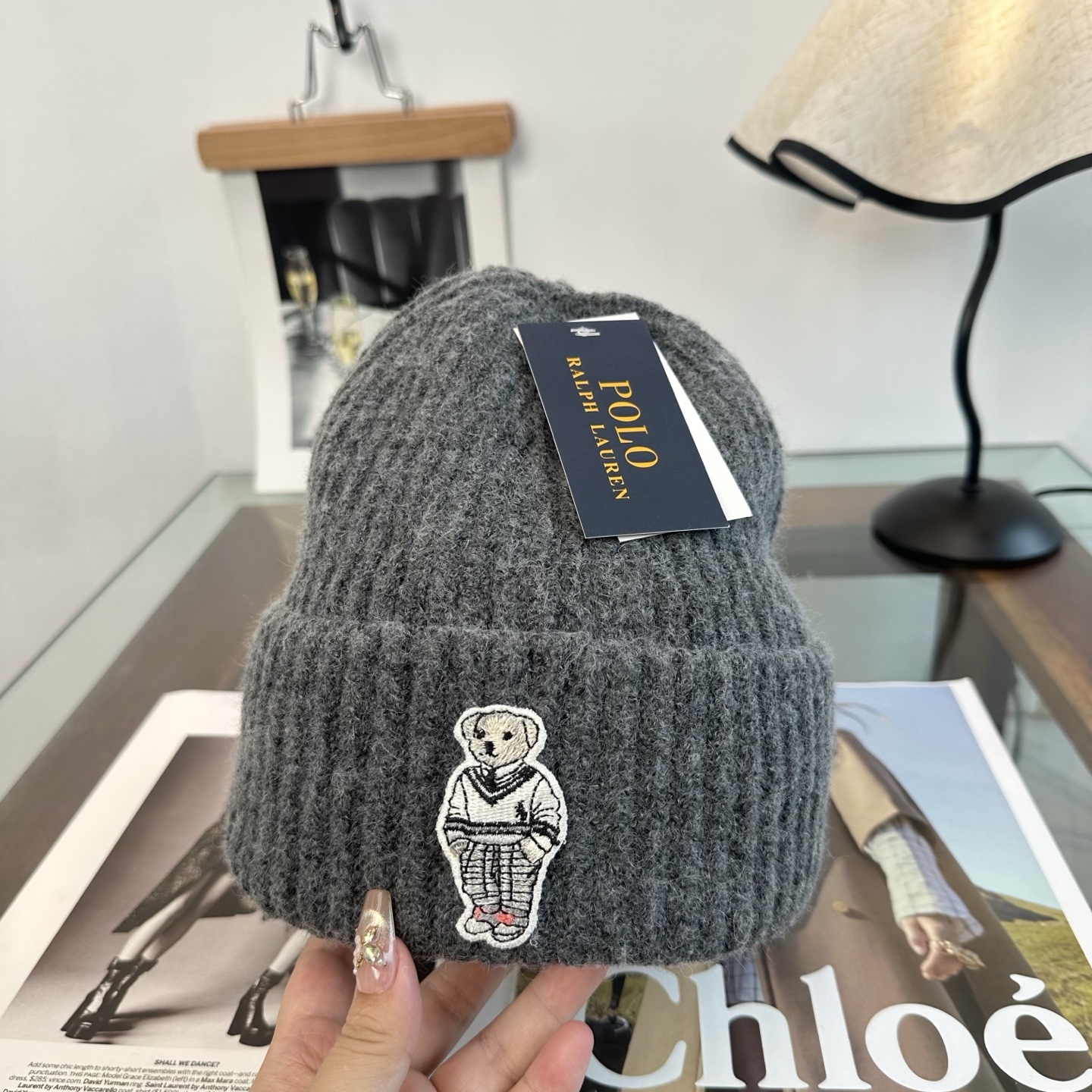 Polo👒 秋冬新款针织毛线帽，超火爆💖质感一流，出街超好搭配！减龄神器