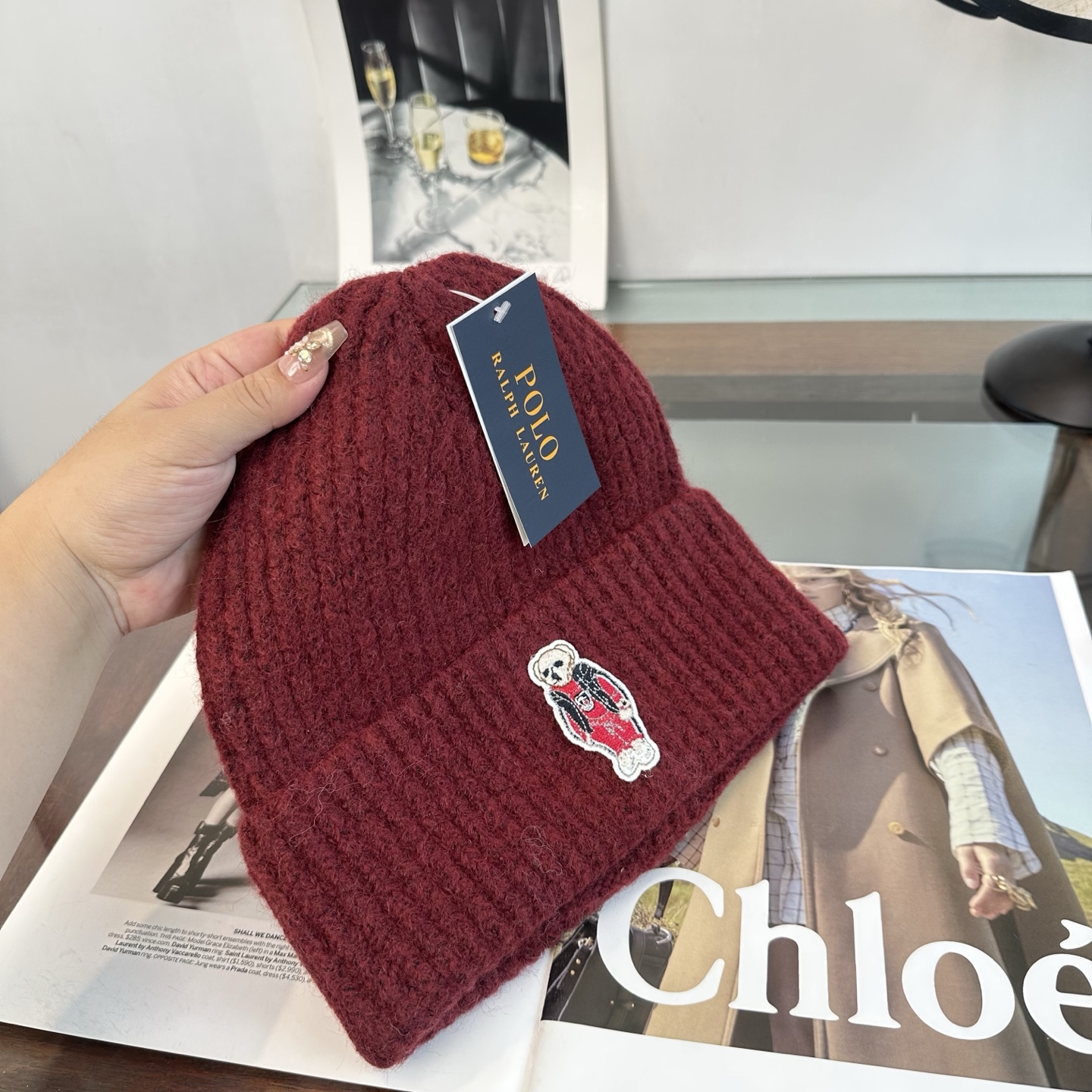 Polo👒 秋冬新款针织毛线帽，超火爆💖质感一流，出街超好搭配！减龄神器