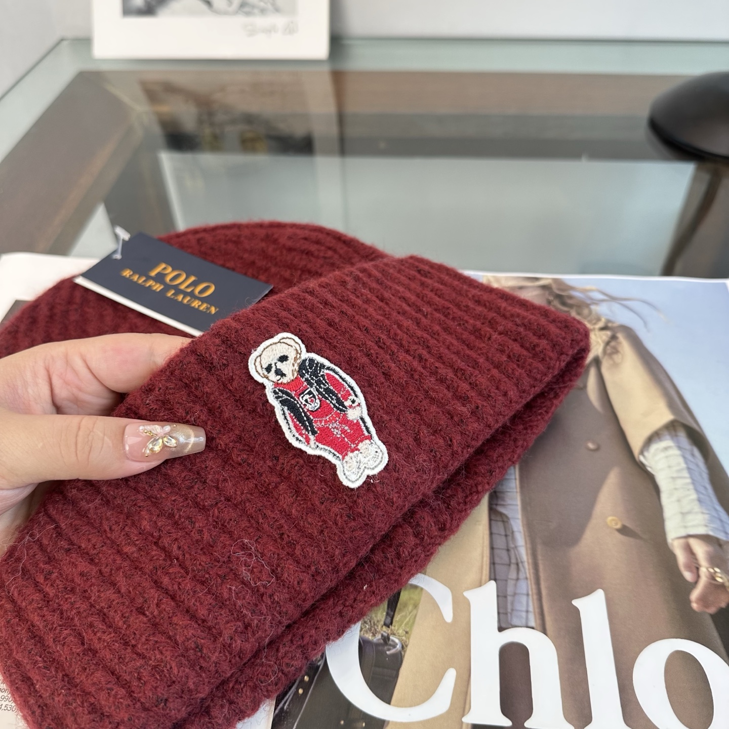 Polo👒 秋冬新款针织毛线帽，超火爆💖质感一流，出街超好搭配！减龄神器
