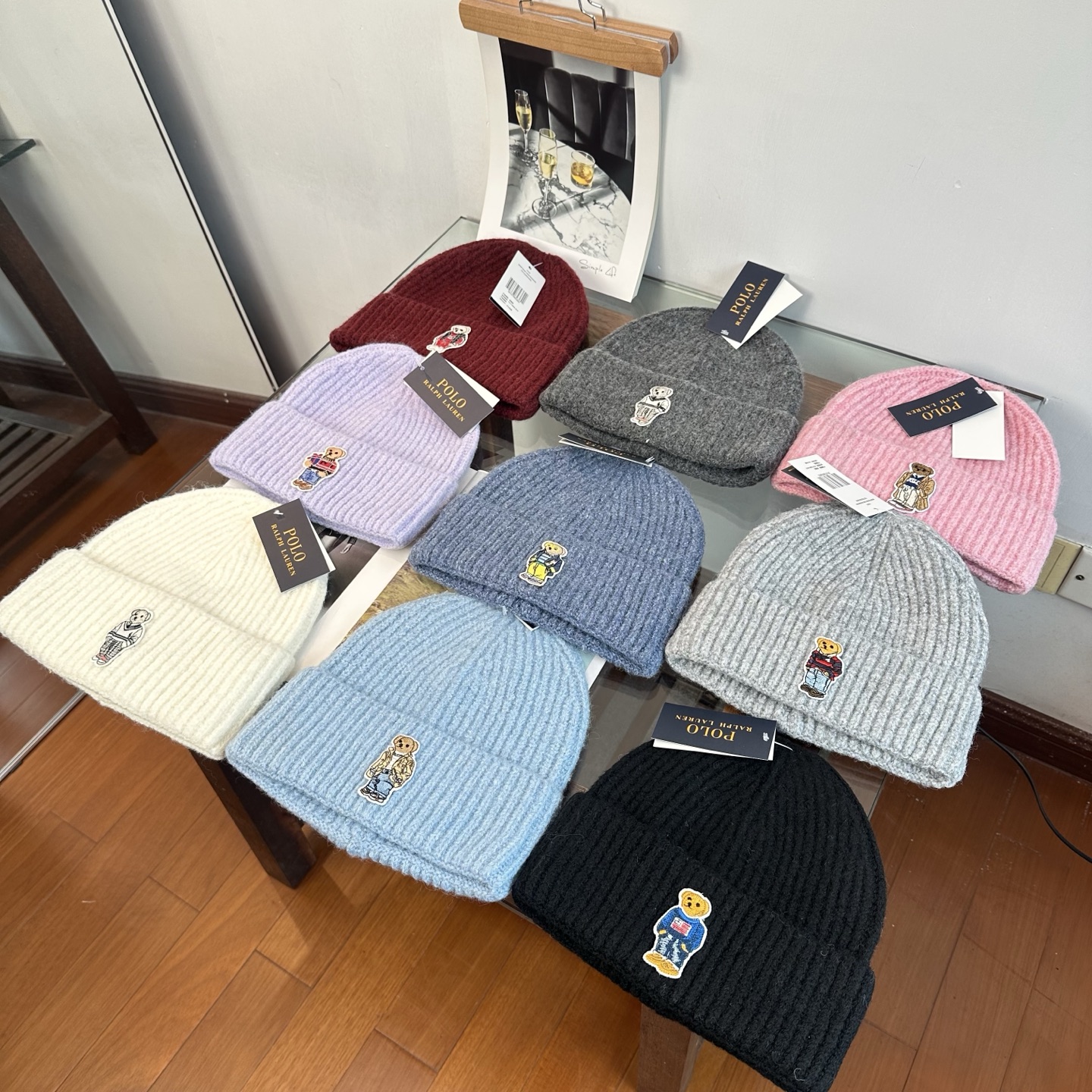 Polo👒 秋冬新款针织毛线帽，超火爆💖质感一流，出街超好搭配！减龄神器