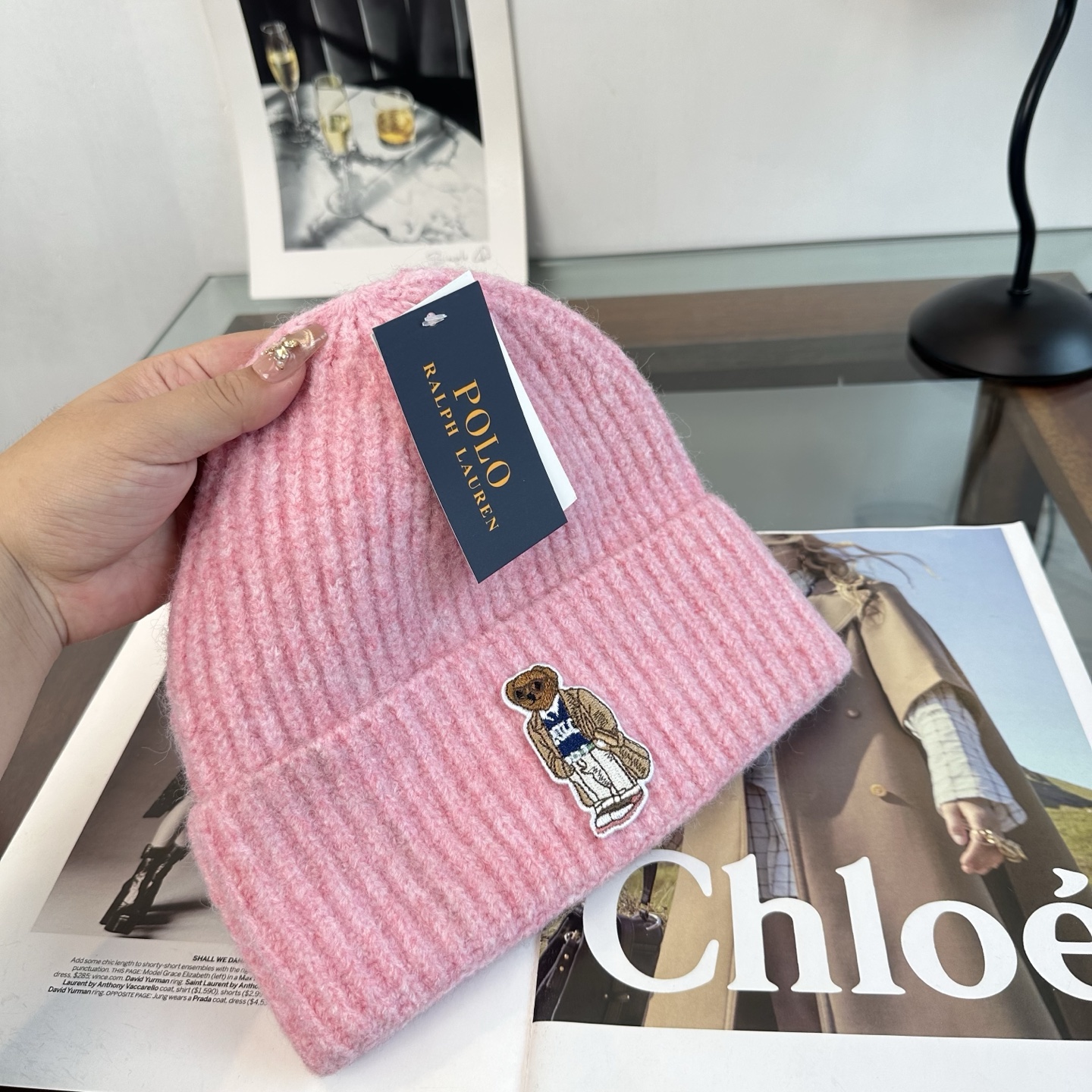 Polo👒 秋冬新款针织毛线帽，超火爆💖质感一流，出街超好搭配！减龄神器