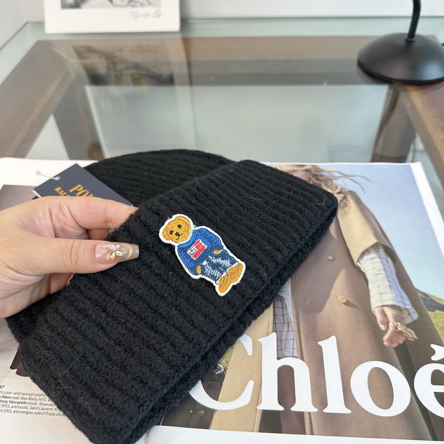 Polo👒 秋冬新款针织毛线帽，超火爆💖质感一流，出街超好搭配！减龄神器