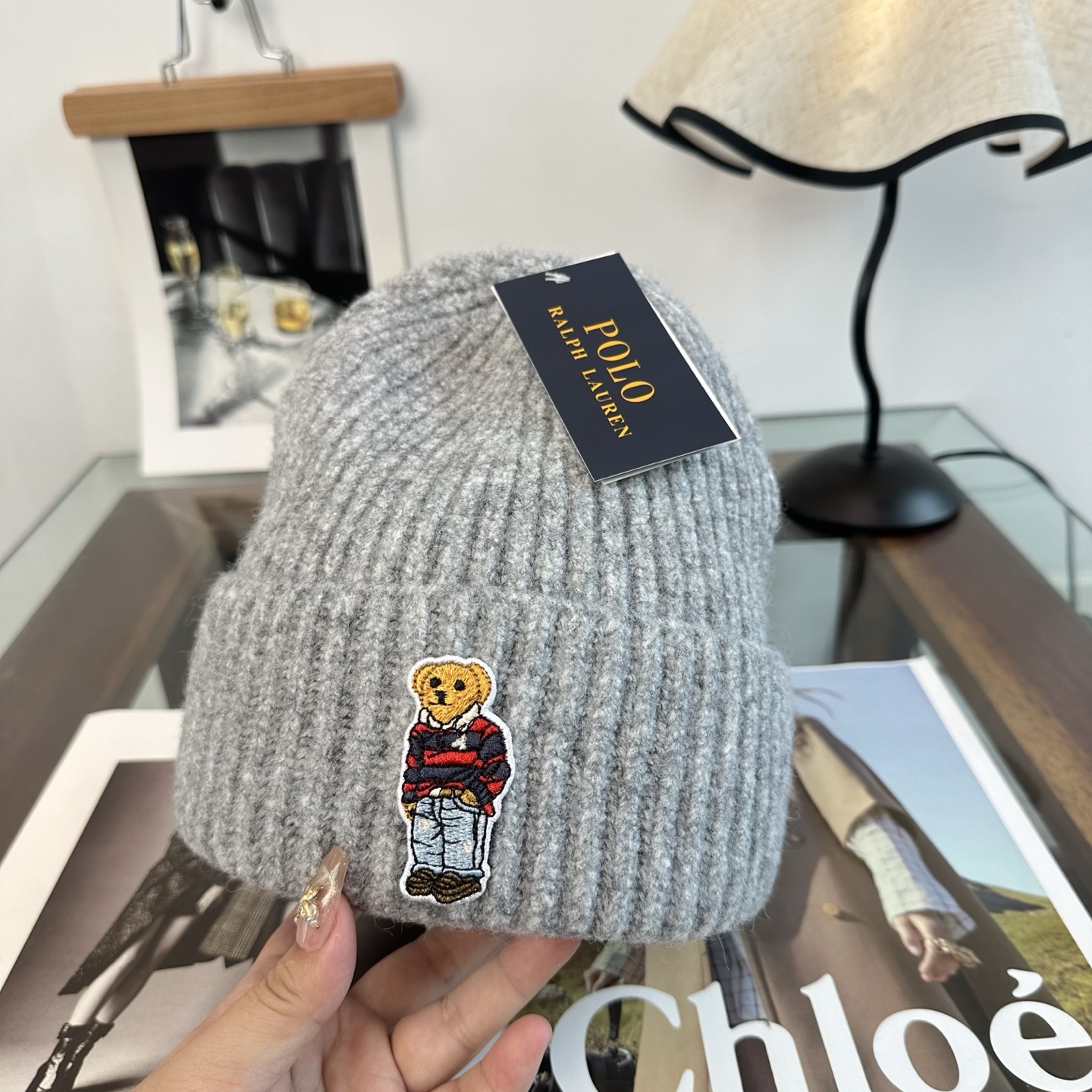 Polo👒 秋冬新款针织毛线帽，超火爆💖质感一流，出街超好搭配！减龄神器