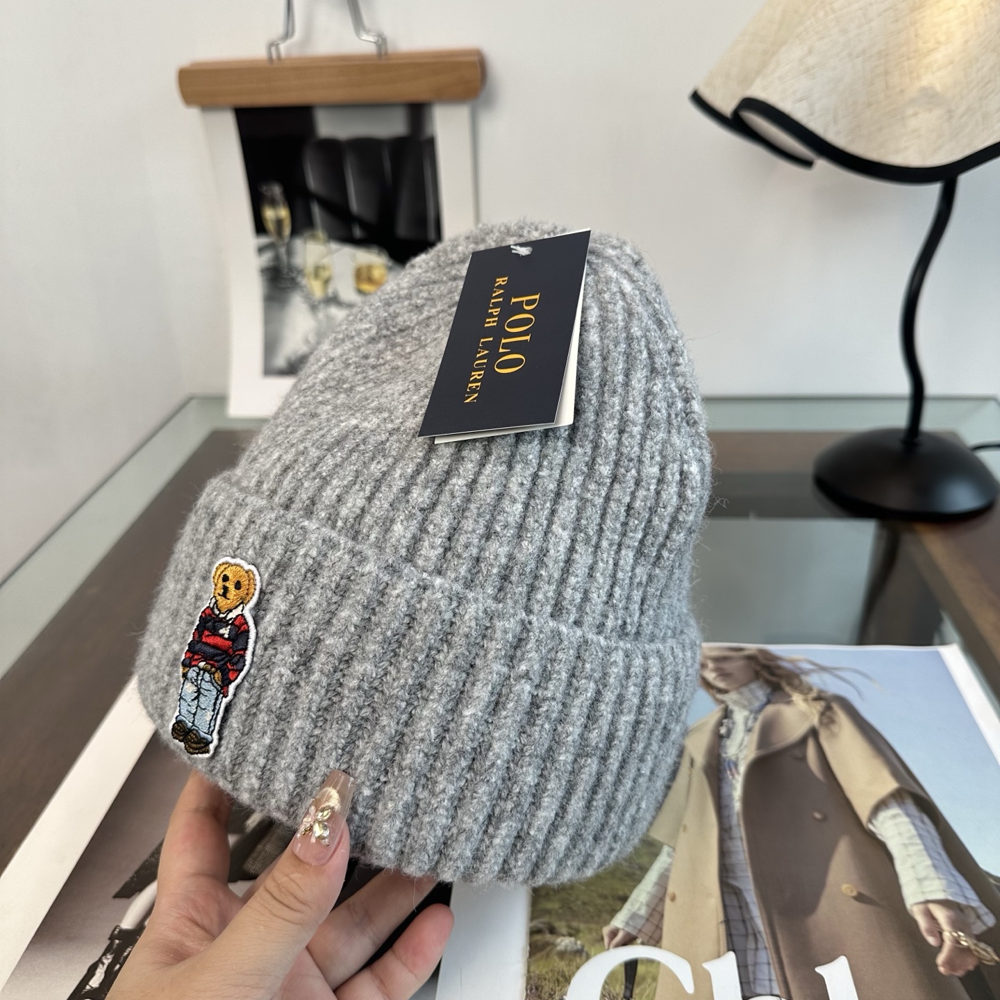 Polo👒 秋冬新款针织毛线帽，超火爆💖质感一流，出街超好搭配！减龄神器