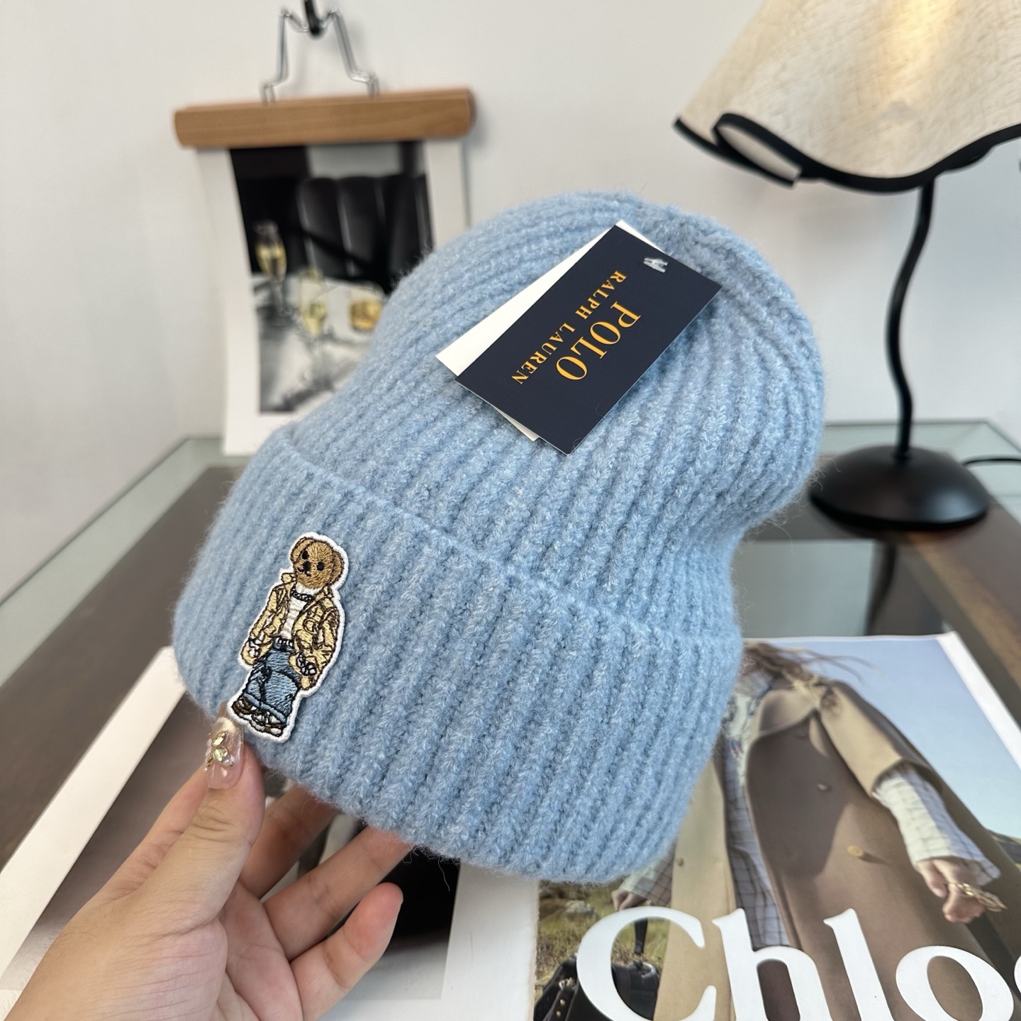 Polo👒 秋冬新款针织毛线帽，超火爆💖质感一流，出街超好搭配！减龄神器