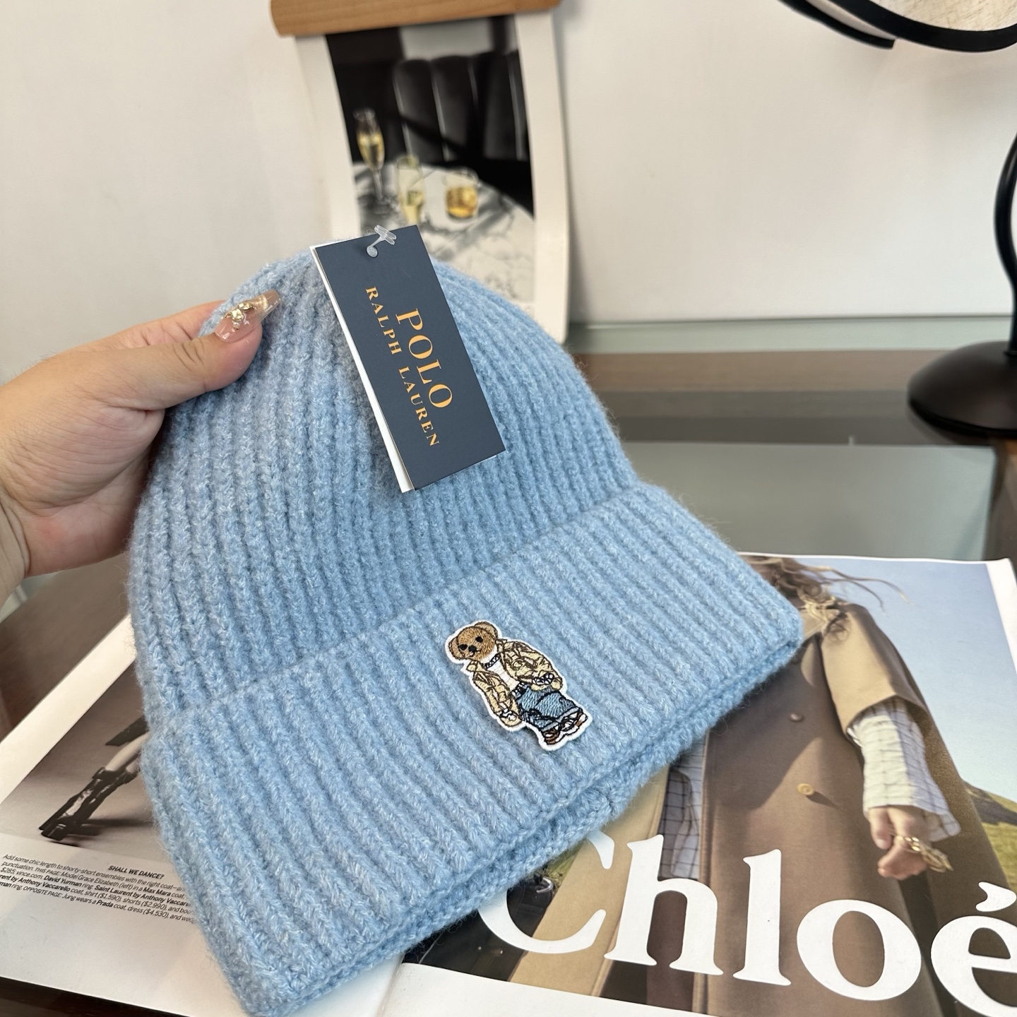 Polo👒 秋冬新款针织毛线帽，超火爆💖质感一流，出街超好搭配！减龄神器