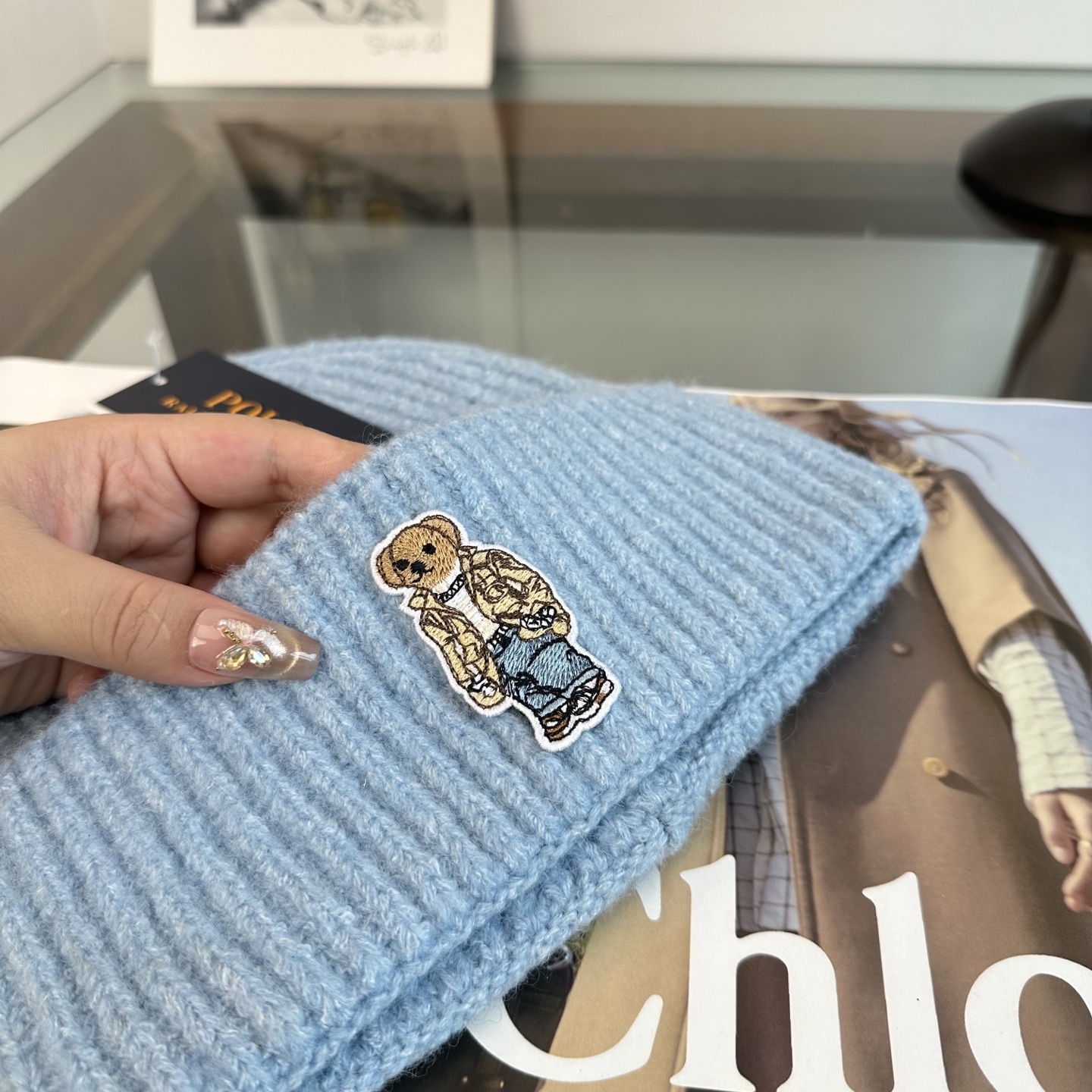 Polo👒 秋冬新款针织毛线帽，超火爆💖质感一流，出街超好搭配！减龄神器