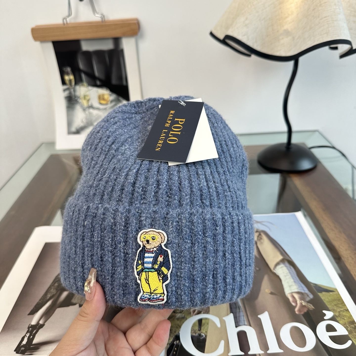 Polo👒 秋冬新款针织毛线帽，超火爆💖质感一流，出街超好搭配！减龄神器