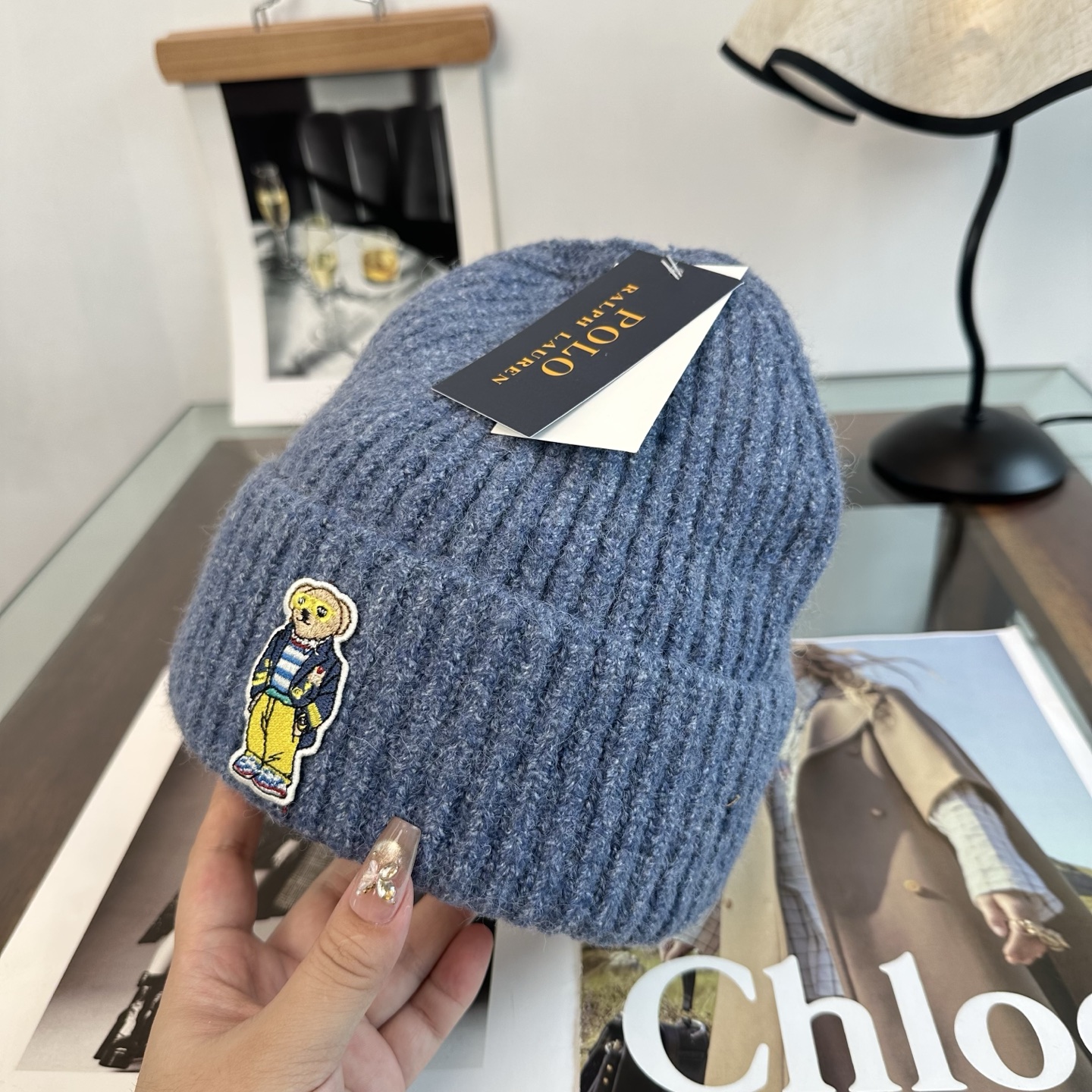 Polo👒 秋冬新款针织毛线帽，超火爆💖质感一流，出街超好搭配！减龄神器
