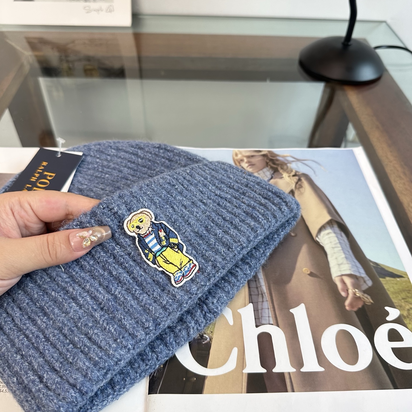 Polo👒 秋冬新款针织毛线帽，超火爆💖质感一流，出街超好搭配！减龄神器