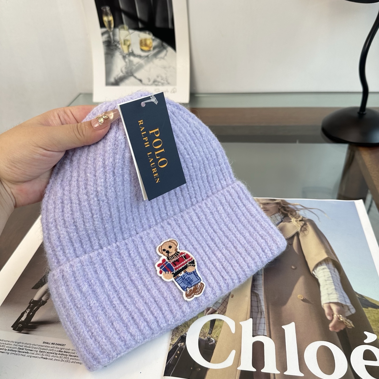 Polo👒 秋冬新款针织毛线帽，超火爆💖质感一流，出街超好搭配！减龄神器