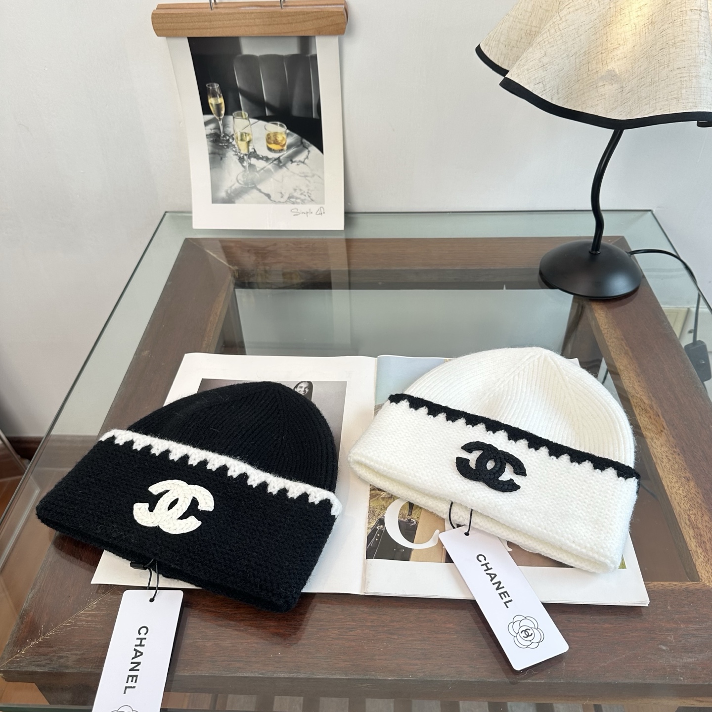 CHANEL香奈儿 👒 秋冬新款针织毛线帽，超火爆💖质感一流，出街超好搭配！减龄神器