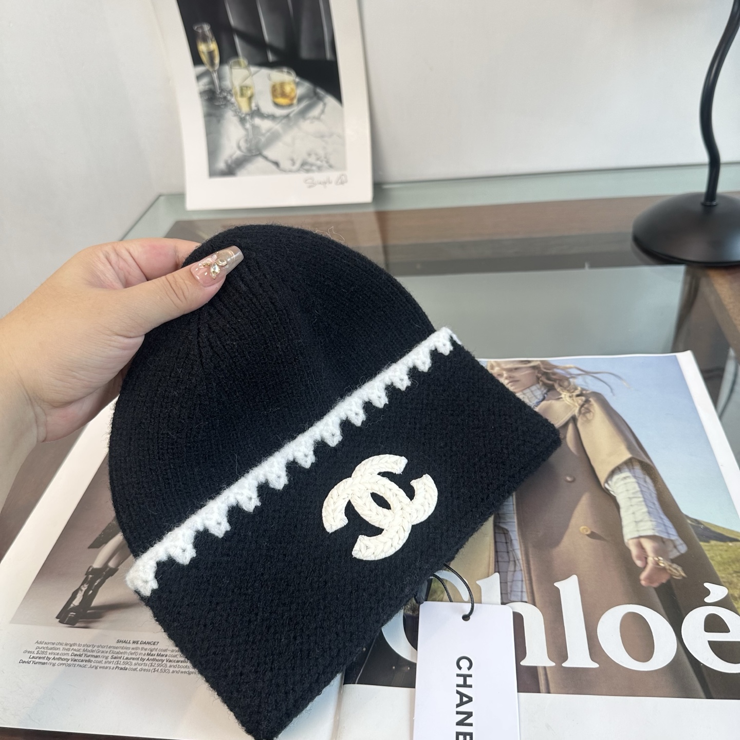 CHANEL香奈儿 👒 秋冬新款针织毛线帽，超火爆💖质感一流，出街超好搭配！减龄神器